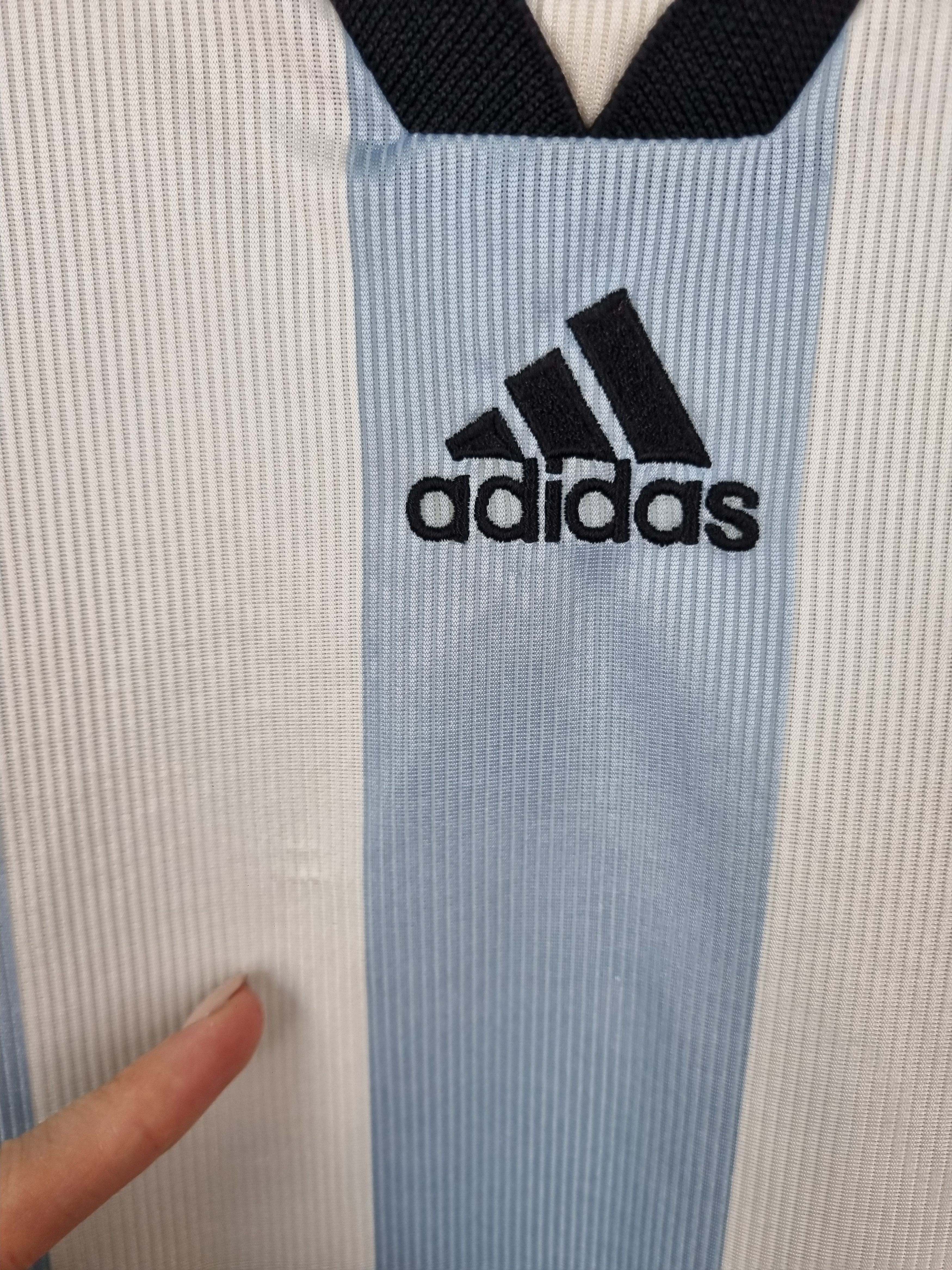 Adidas × Vintage Adidas AFA Official Garment Embroidered Logo Tee shirt Size US L / EU 52-54 / 3 - 12 Thumbnail