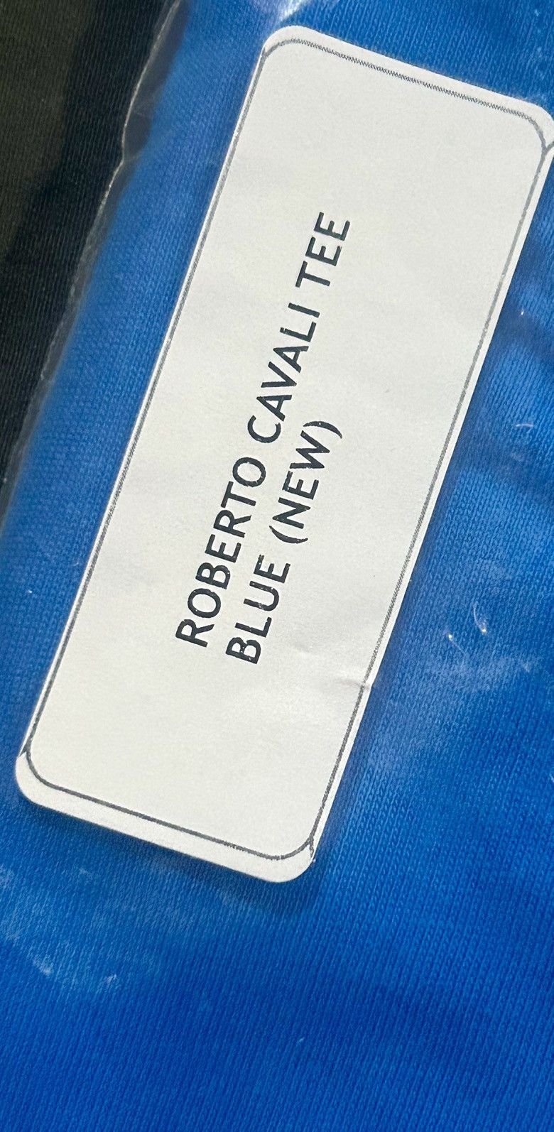 Roberto Cavalli Roberto Cavalli - Snake Logo Monogram Tee “Blue” Size XL Size US XL / EU 56 / 4 - 16 Thumbnail