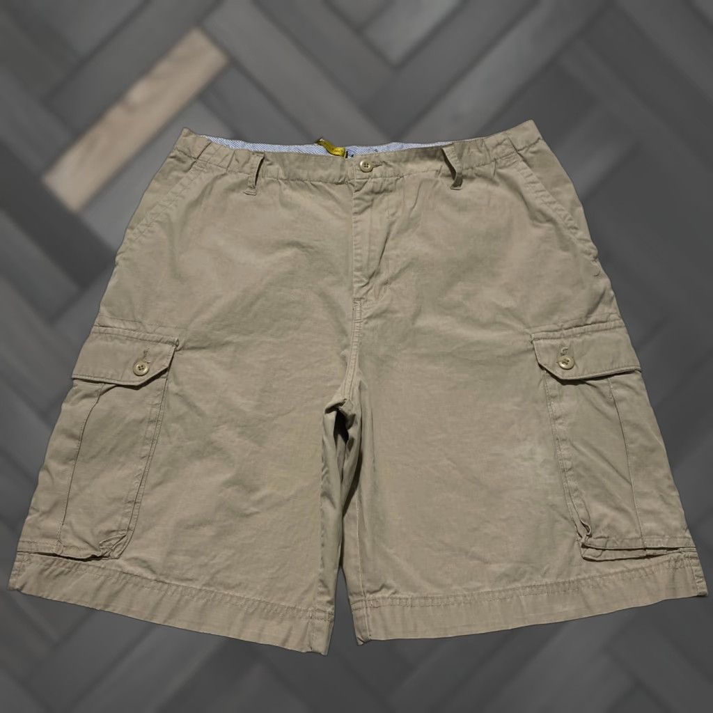 Club Room Club Room Mens Cargo Shorts Khaki Tan Size 36 Ripstop 100% Cotton Utility Casual Size US 36 / EU 52 - 1 Thumbnail