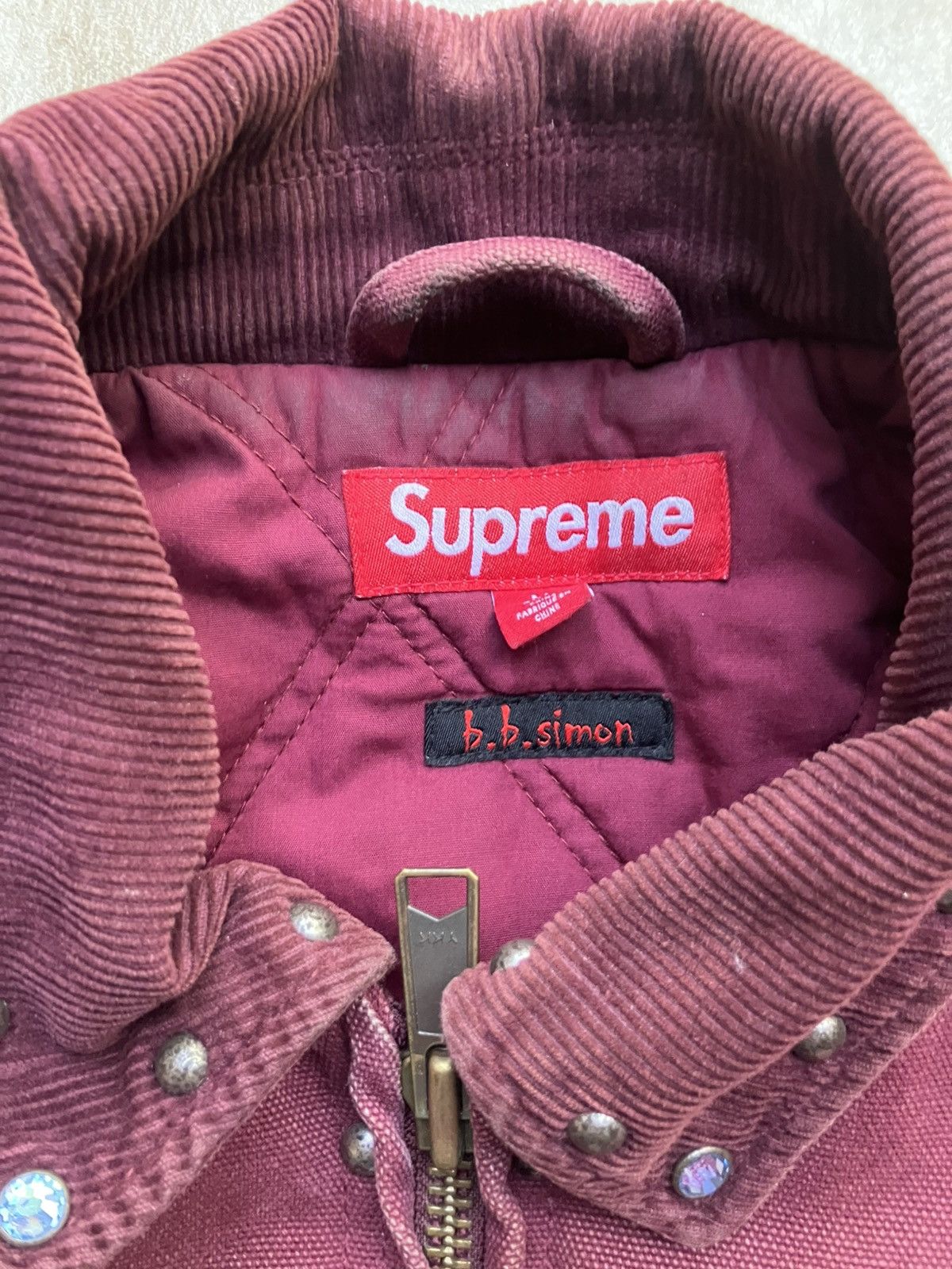 B.B. Simon × Supreme supreme x b.b. simon jacket m Size US M / EU 48-50 / 2 - 7 Thumbnail