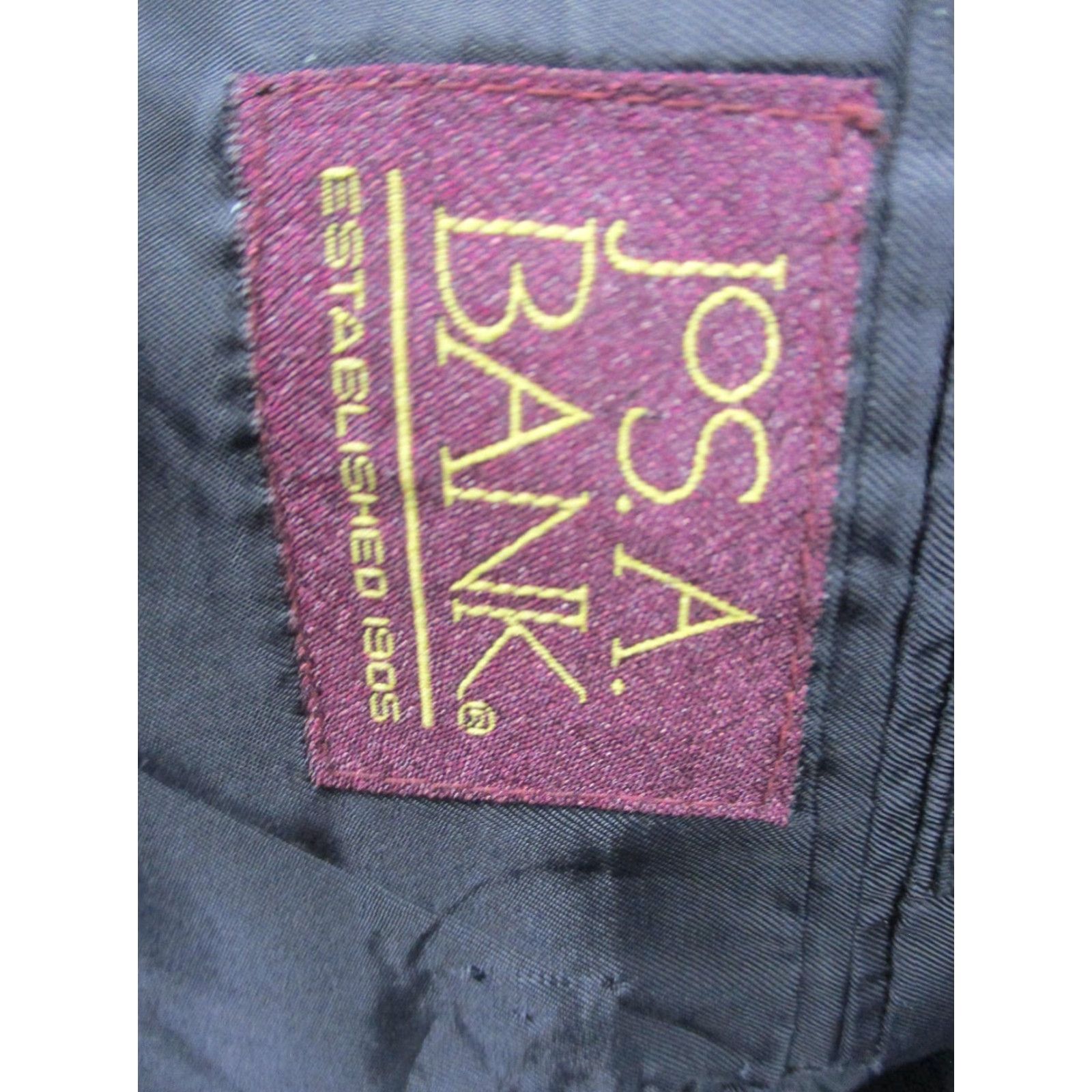 Jos. A. Bank Jos A Bank Blazer Mens 42 Regular Gray Herringbone Pure Cashmere Sport Coat Jacket Size 42R - 7 Thumbnail