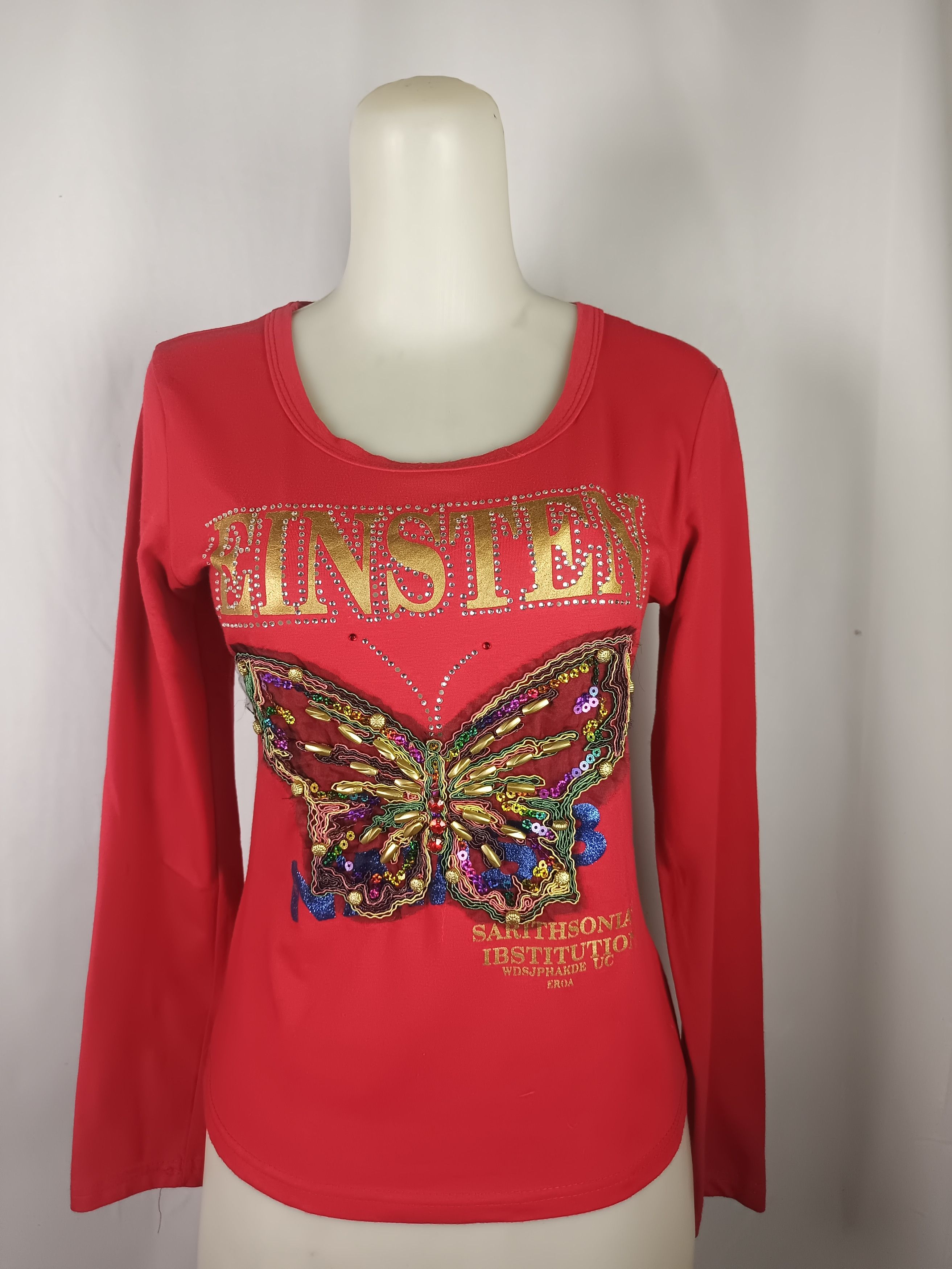 Beauty Beast × Hysteric Glamour × Japanese Brand EINSTEN Rhinestone Butterfly Embroidery *NO TAG* Size US M / EU 48-50 / 2 - 20 Thumbnail