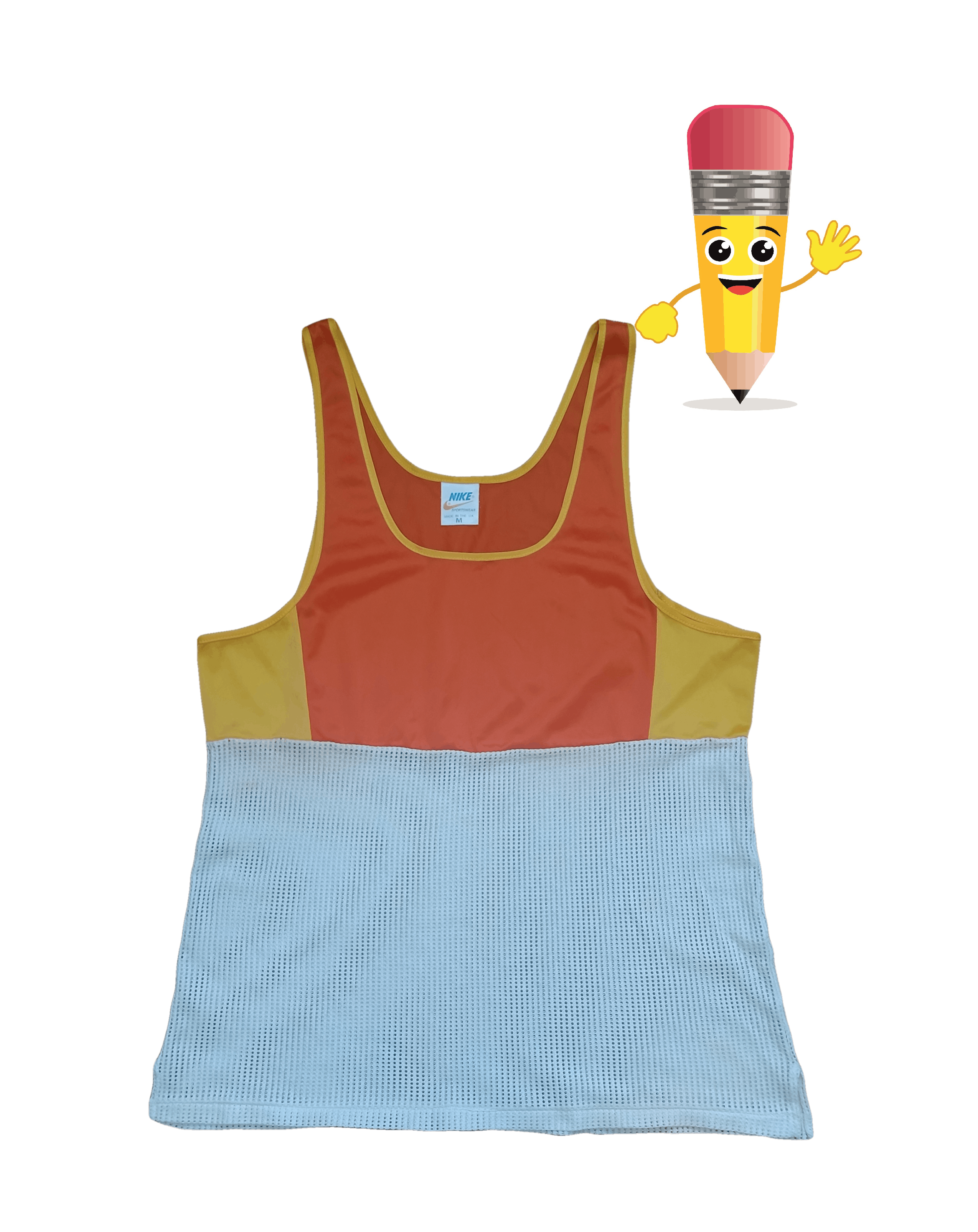 Nike × Vintage Vintage 80s Nike Tank Top Size US M / EU 48-50 / 2 - 1 Thumbnail