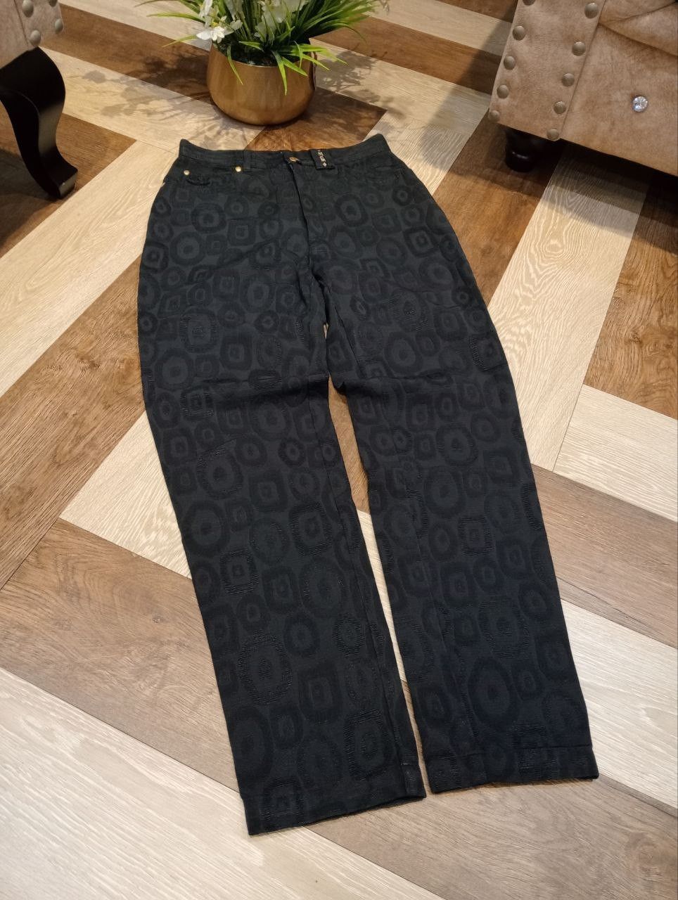 MCM VINTAGE MCM DE LUXE BLACK PANTS Size 27" / US 4 / IT 40 - 3 Thumbnail