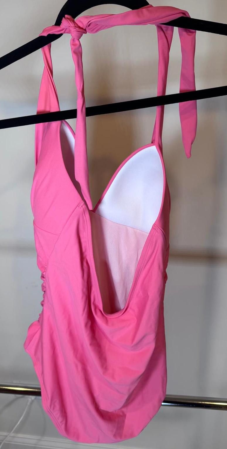 Designer CUPSHE Women's Pink One-Piece Swimsuit, Size L Size ONE SIZE - 2 Thumbnail
