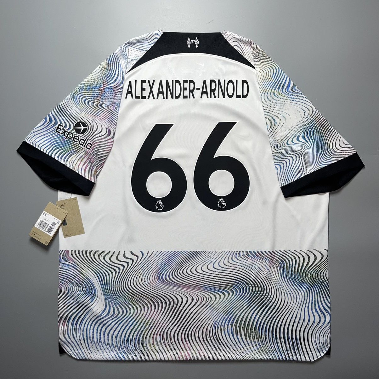 Nike × Vintage NWT LIVERPOOL NIKE 2022/2023 FOOTBALL AWAY JERSEY #66 ARNOLD Size US XXL / EU 58 / 5 - 1 Thumbnail
