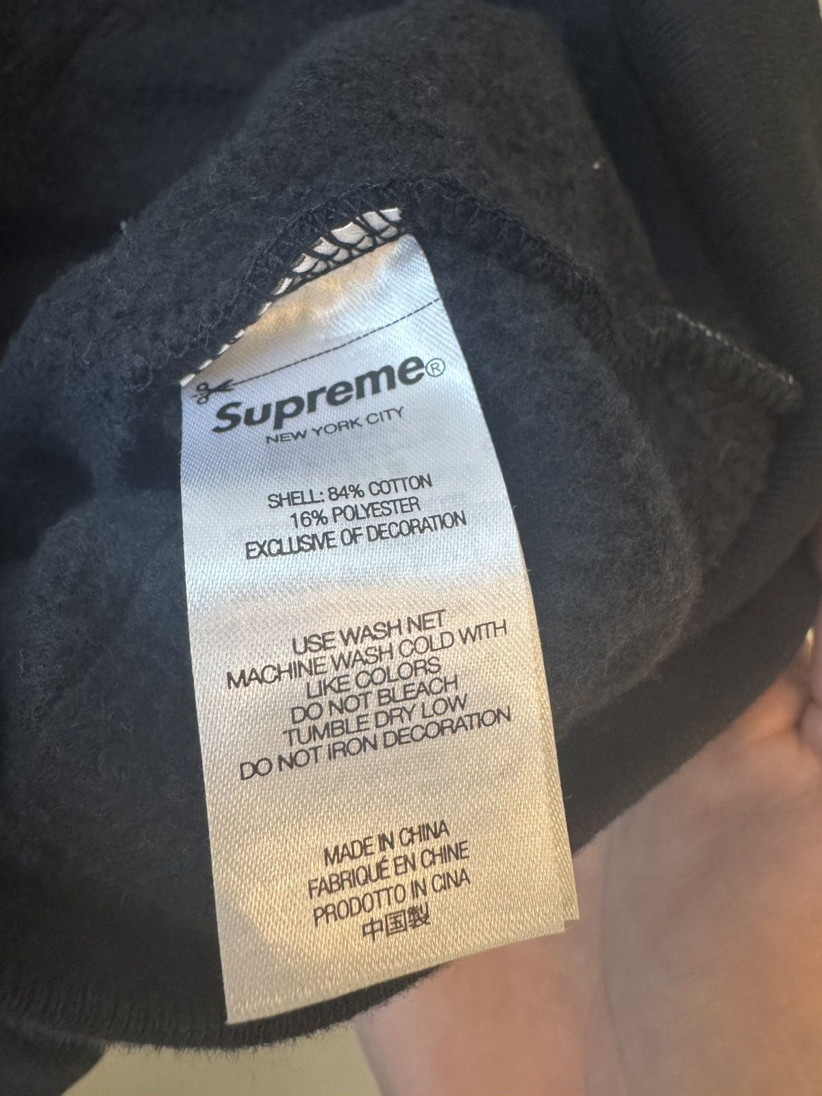 Supreme Supreme Patchwork Zip Up Hooded Sweatshirt Size Large Size US L / EU 52-54 / 3 - 8 Thumbnail