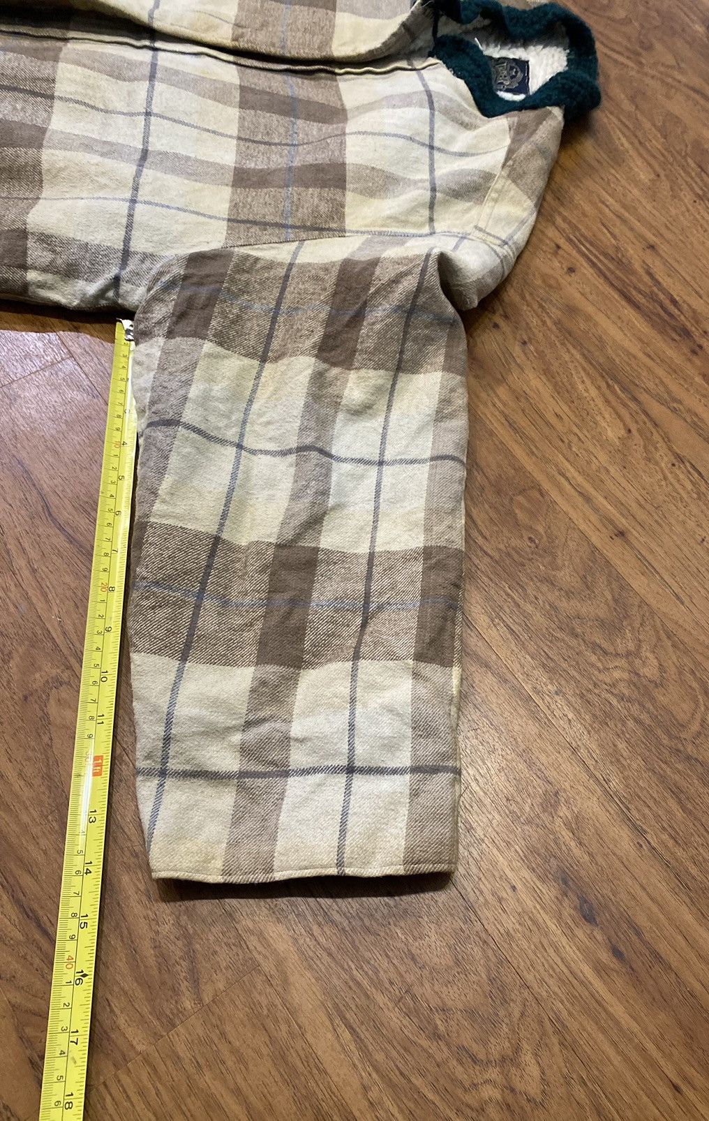 Japanese Brand Vintage 80’s Tray Up Jacket Plaid Sherpa Japanese Designer Size US L / EU 52-54 / 3 - 10 Thumbnail