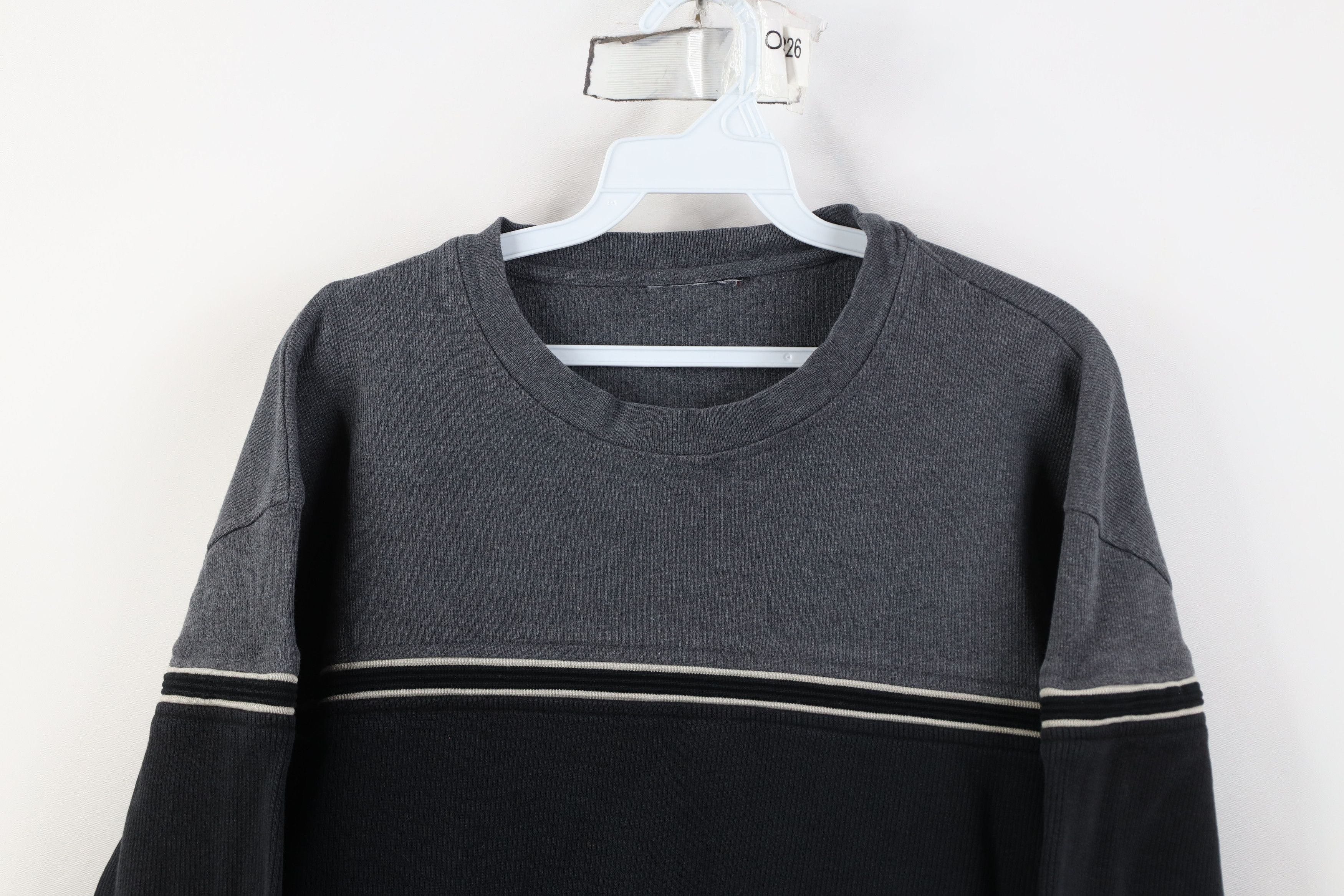 Vintage Vintage 90s Y2K Streetwear Knit Heavy Long Sleeve T-Shirt Size US L / EU 52-54 / 3 - 2 Thumbnail