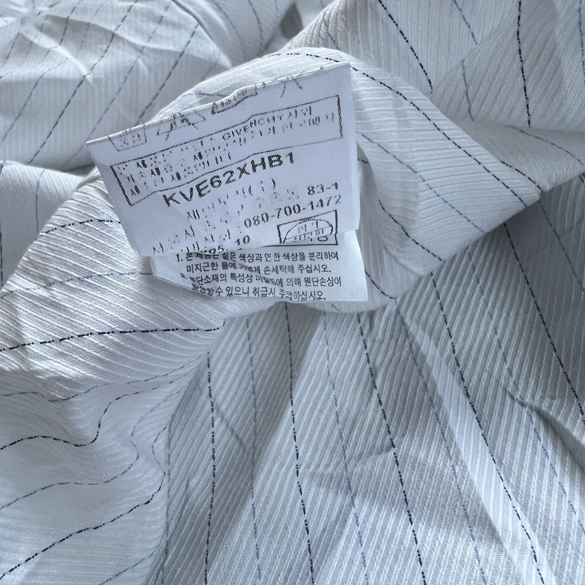 Givenchy Vintage 90s Givenchy Vertical Stripe Longsleeve Shirt Size US L / EU 52-54 / 3 - 8 Thumbnail