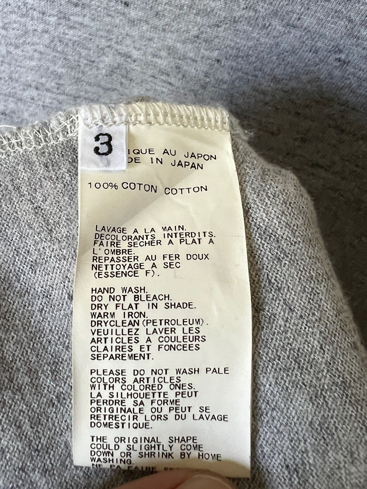 Yohji Yamamoto 1990 Yohji Yamamoto Pour Homme Gradient Polo Shirt Size US M / EU 48-50 / 2 - 10 Thumbnail