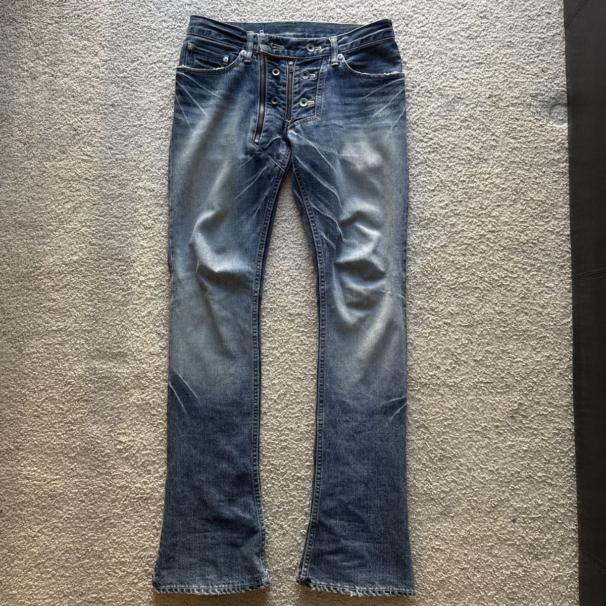 Le Grande Bleu (L.G.B.) Lgb wolf jeans Size US 29 - 2 Thumbnail
