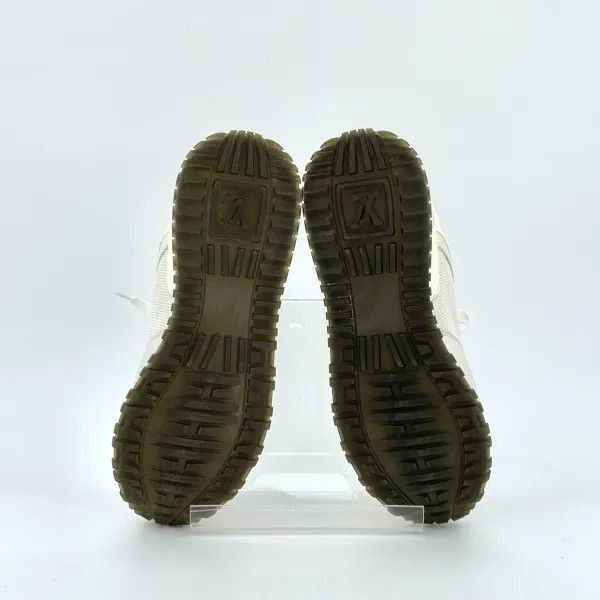 Louis Vuitton Louis Vuitton White Logo Athletic Sneakers -2508 Size US 5.5 / EU 38 - 5 Thumbnail