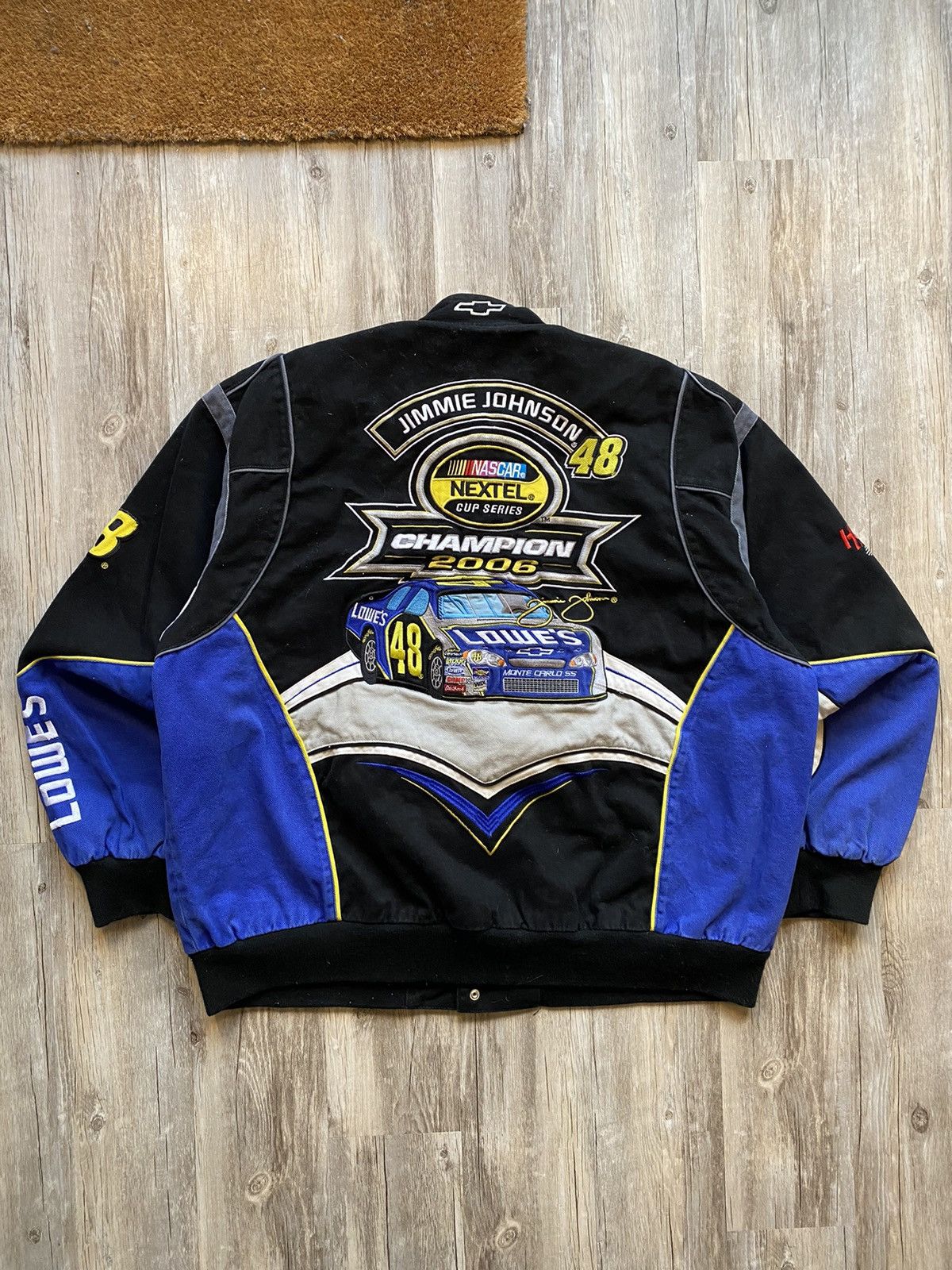 2024 2XL 90's Jimmie Johnson NASCAR Jacket. Jeff Hamilton Design.