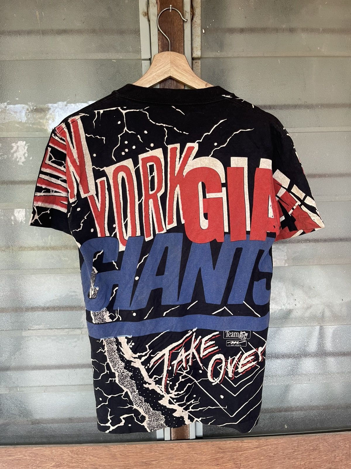 NFL Vintage Magic Johnson T's New York Giants All Over Print Tee Size US M / EU 48-50 / 2 - 10 Thumbnail