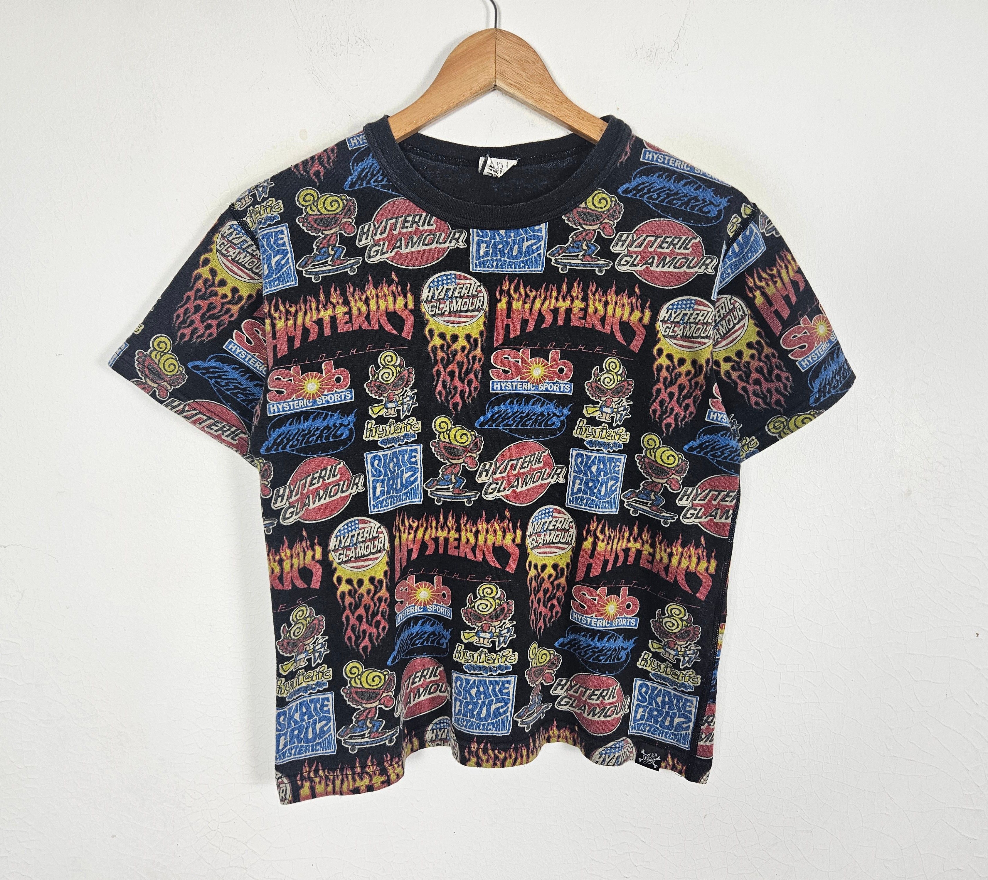 Hysteric Glamour Hysteric Glamour Mini fullprint logo shirt Size US S / EU 44-46 / 1 - 2 Thumbnail
