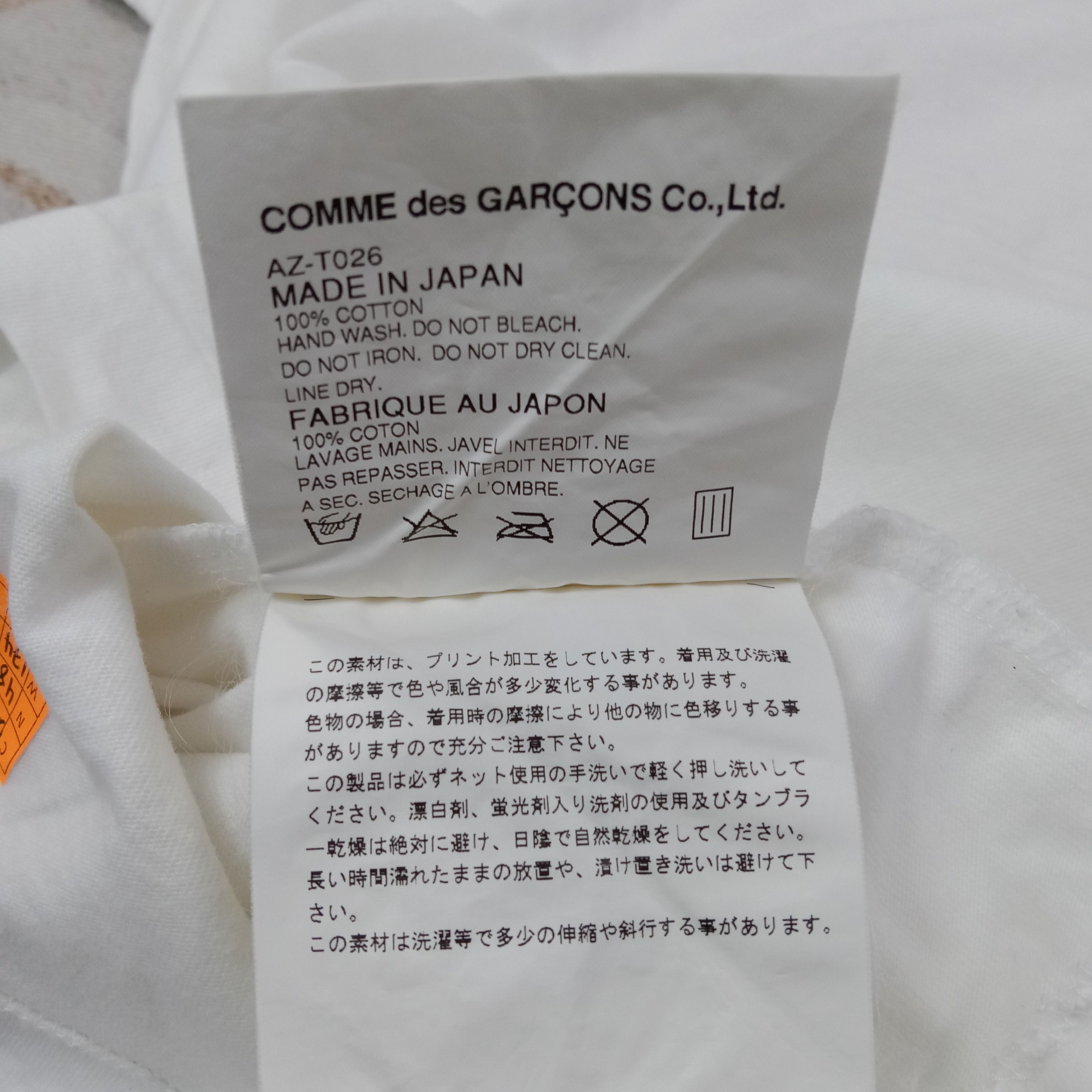 Comme des Garcons Comme Des Garcons Play Japanese Tshirt C259N48 Size US M / EU 48-50 / 2 - 7 Thumbnail