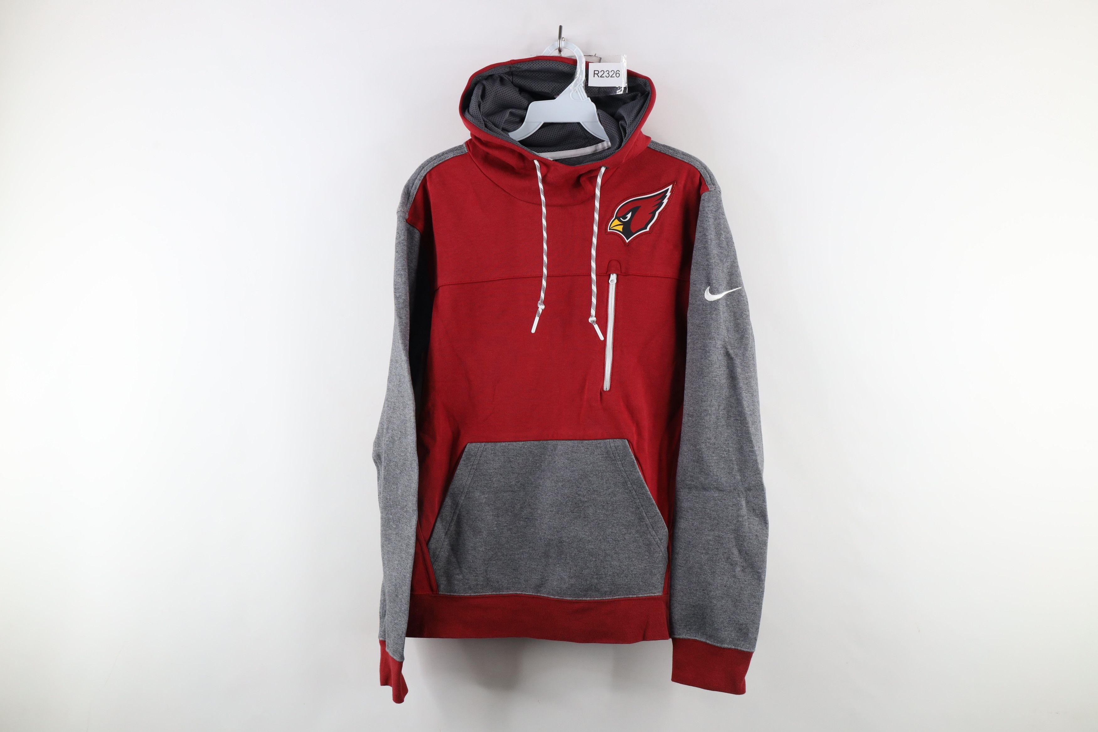 Nike × Vintage Nike NFL Cardinals Football Hoodie Sweatshirt Red Gray Size US M / EU 48-50 / 2 - 1 Thumbnail