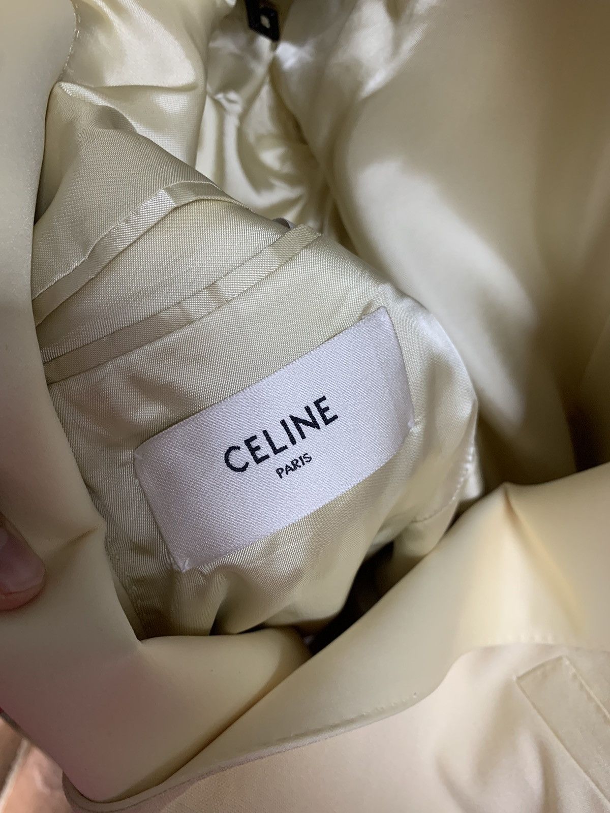 Celine Celine 2020SS Ivory Silk Blazer Size US S / EU 44-46 / 1 - 3 Thumbnail