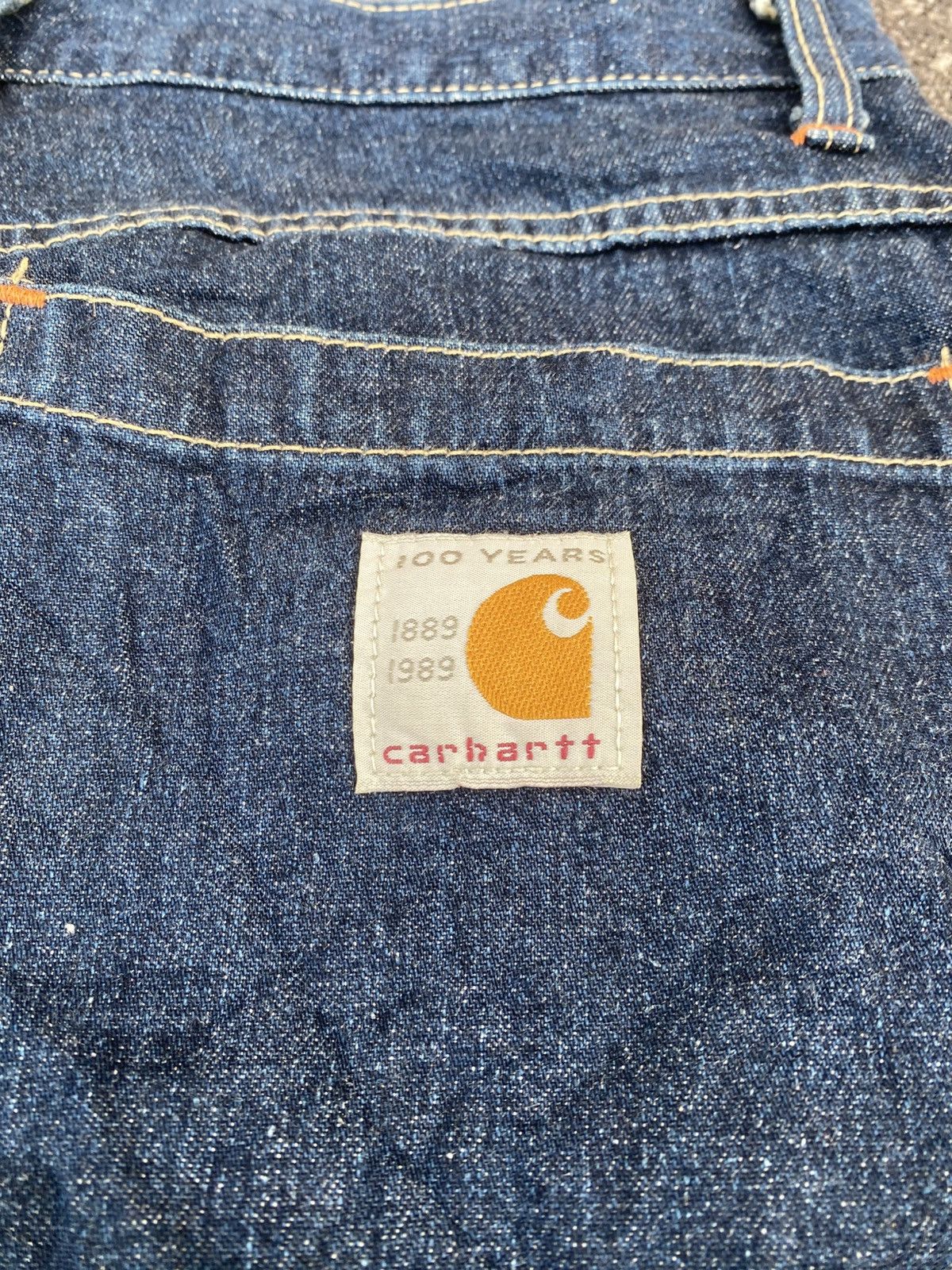 Vintage carhatt 100 years denim pants Size US 30 / EU 46 - 5 Thumbnail