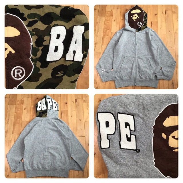 Bape BAPE Ape head full zip hoodie a bathing ape Size US M / EU 48-50 / 2 - 1 Thumbnail