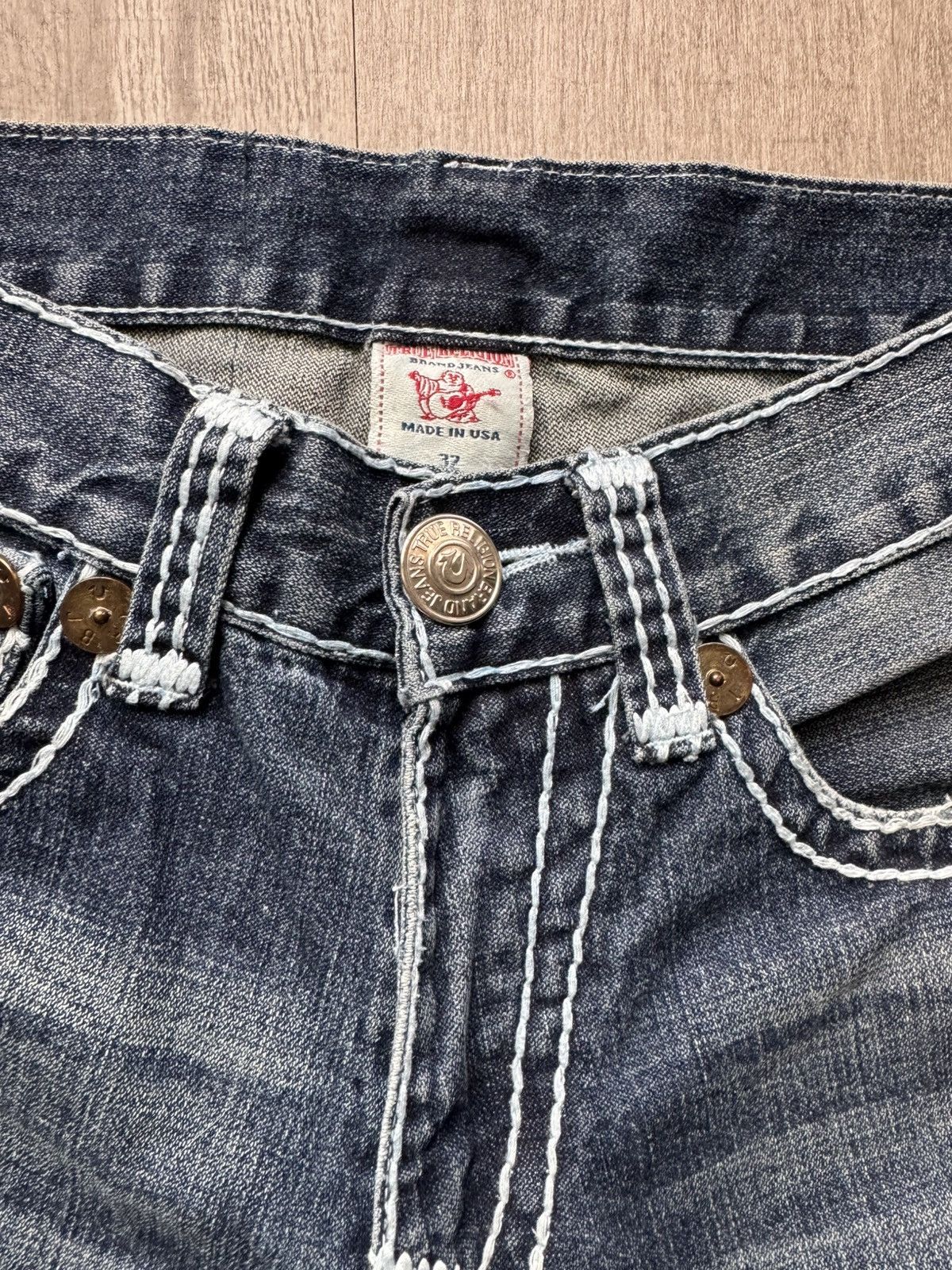 True Religion × Vintage True Religion Jeans Size 32 Size US 32 / EU 48 - 3 Thumbnail