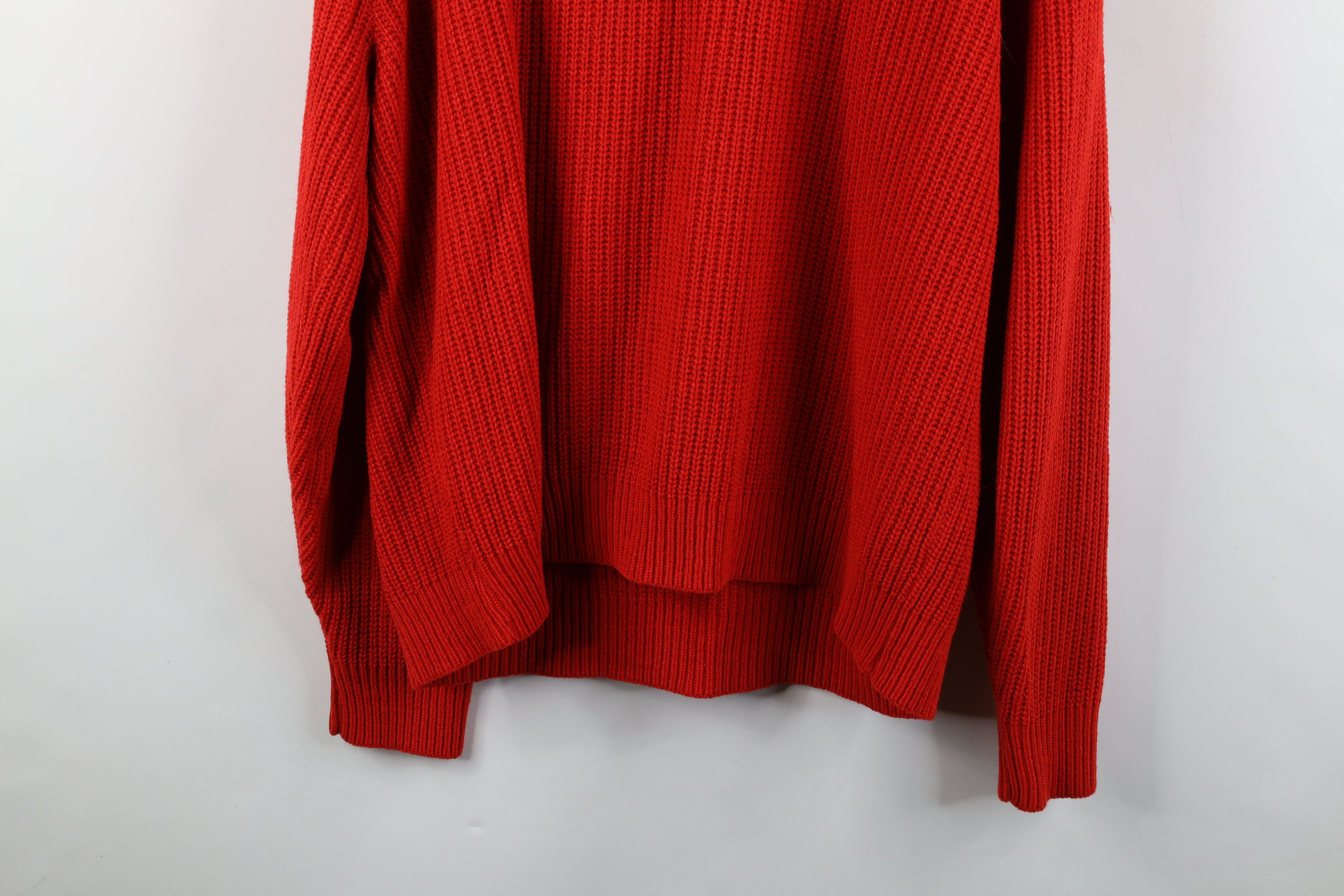 Vintage Vintage 90s Streetwear Chunky Ribbed Knit Crewneck Sweater Size US XXL / EU 58 / 5 - 11 Thumbnail