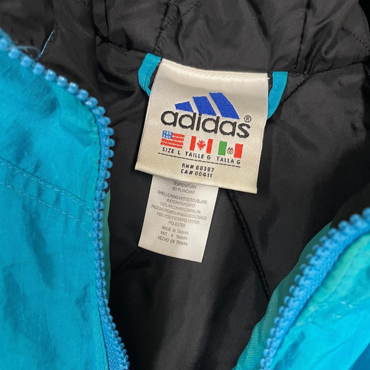 Adidas × Vintage Vintage 90s Adidas Winter Coat - Large Size US L / EU 52-54 / 3 - 7 Thumbnail