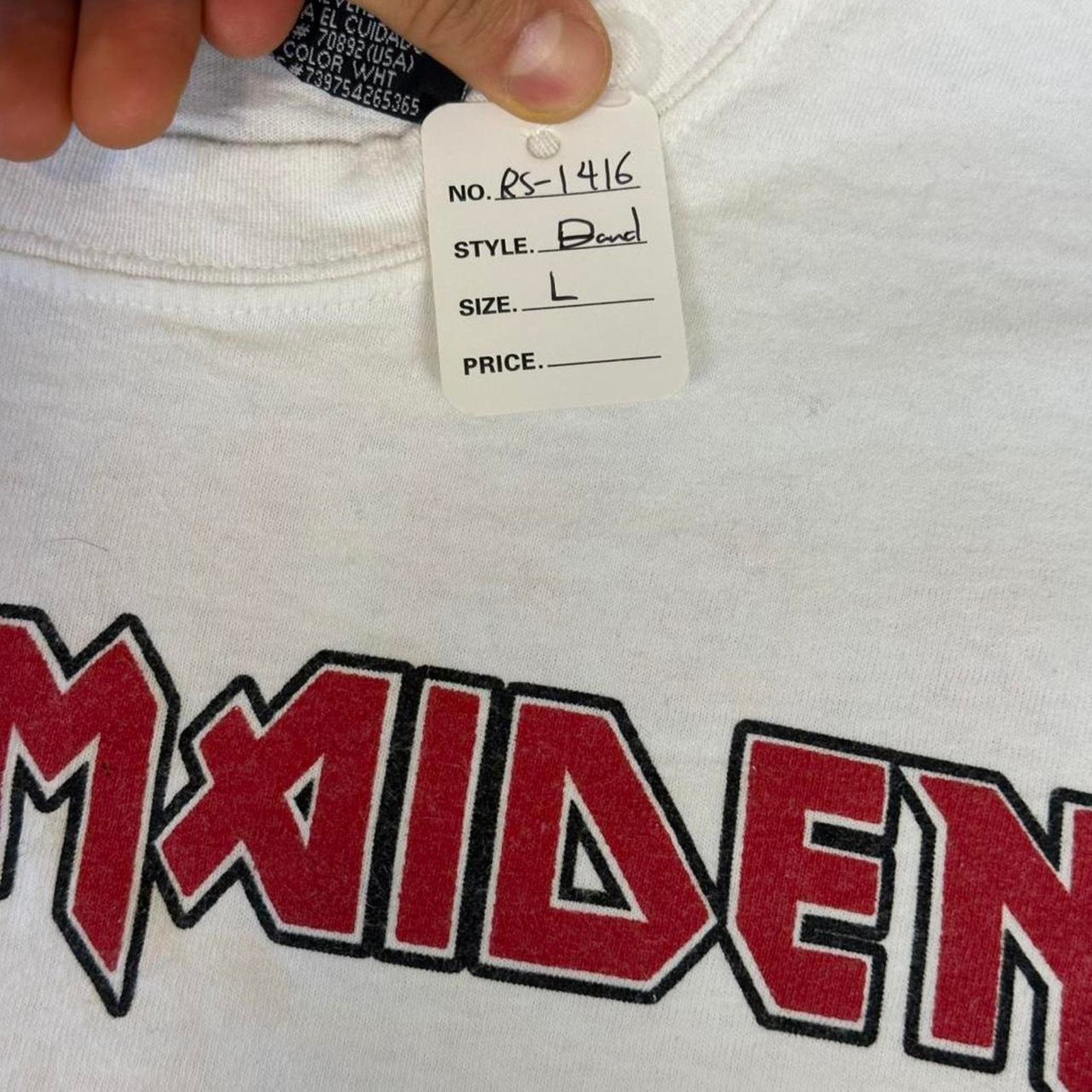 Other Y2K Iron Maiden AOP Flames T-shirt Size US L / EU 52-54 / 3 - 7 Thumbnail