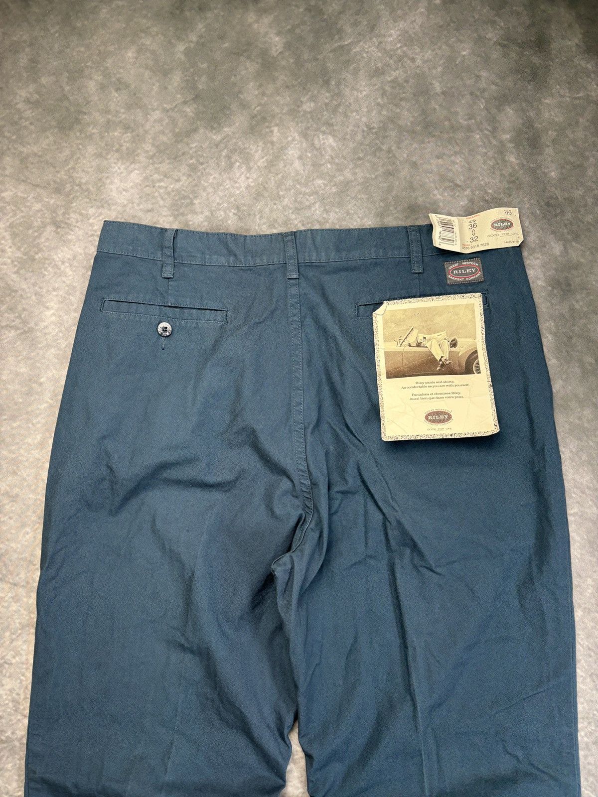 Briggs & Riley × Dickies × Vintage NOS 1990s Vintage Work Pants Pleated Trousers Deadstock 90s Size US 34 / EU 50 - 3 Thumbnail