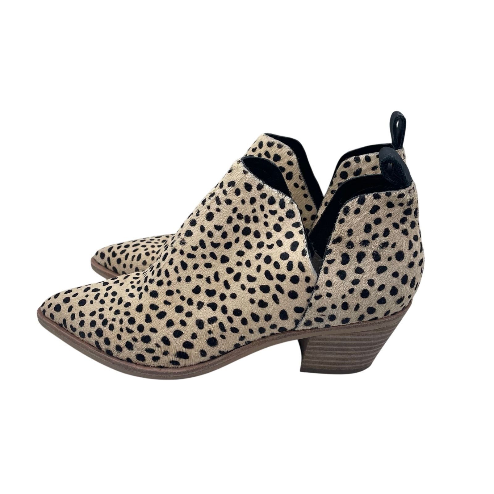 Dolce Vita Dolce Vita Sonni Bootie Fur Calf Hair Pointed Leopard 7 Size US 7 / IT 37 - 1 Thumbnail