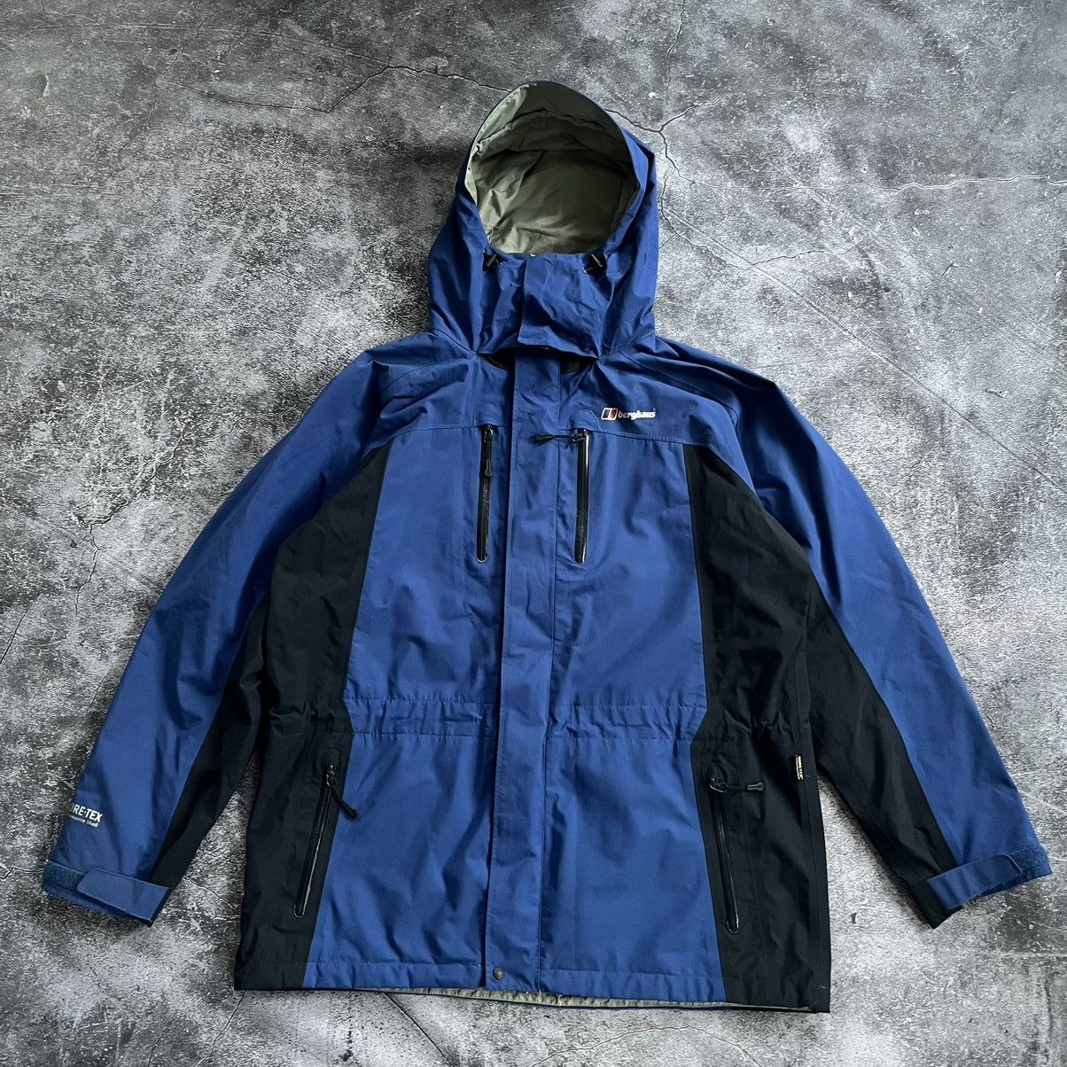 Berghaus Berghaus Men’s Gore-Tex Jacket Blue Waterproof Outdoor Size US XL / EU 56 / 4 - 1 Thumbnail