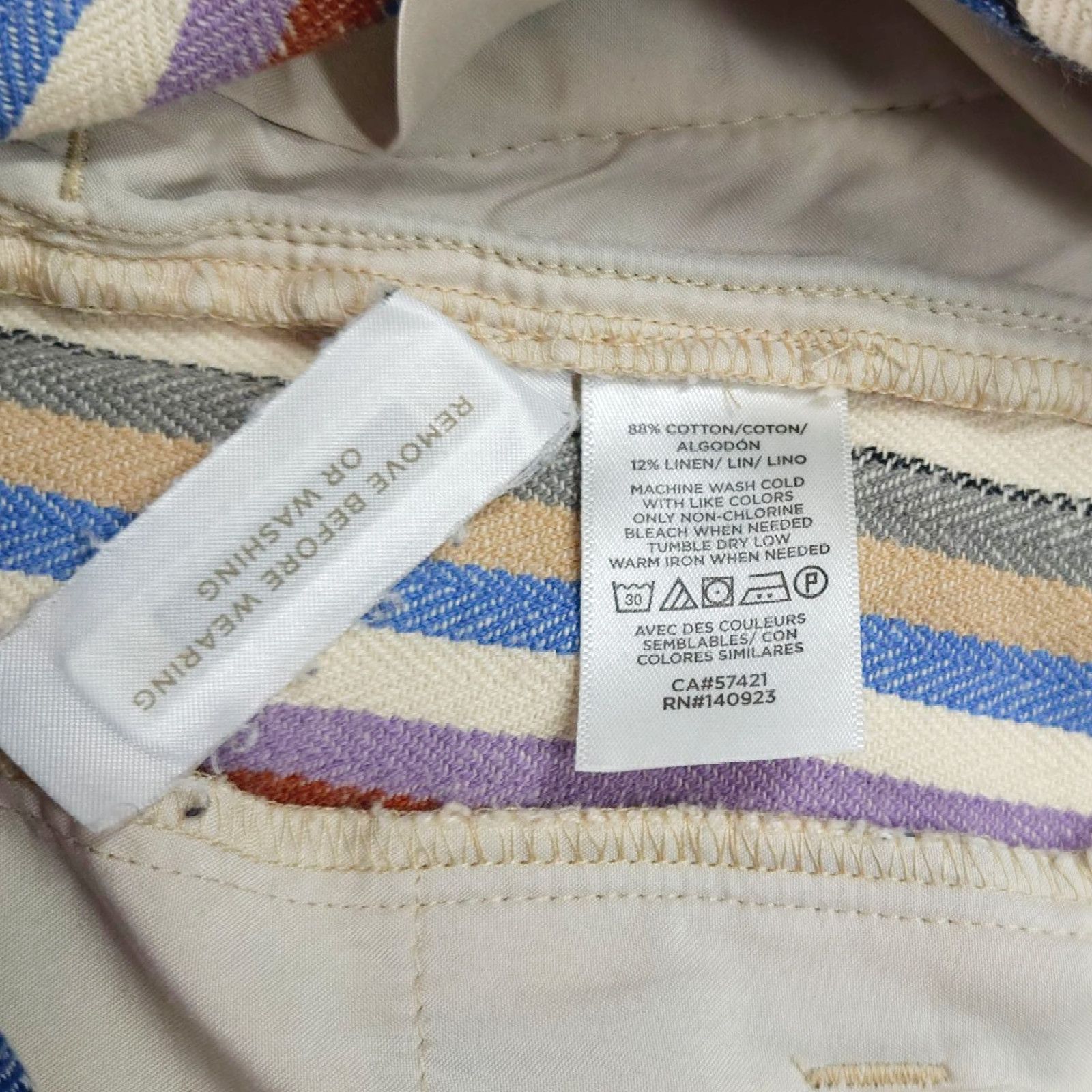 Loft EUC Loft The Riviera Chino Shorts Sz. 4 Linen Blend Summer Size 27" / US 4 / IT 40 - 4 Thumbnail