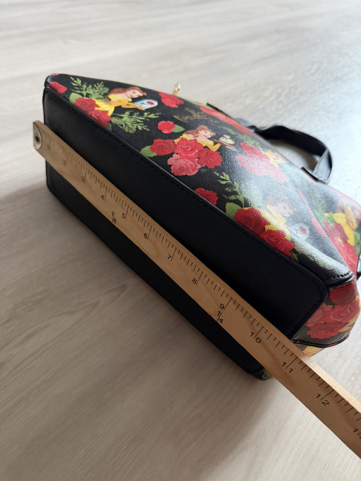 Disney Loungefly Disney Beauty and The Beast Floral Roses Size ONE SIZE - 6 Thumbnail