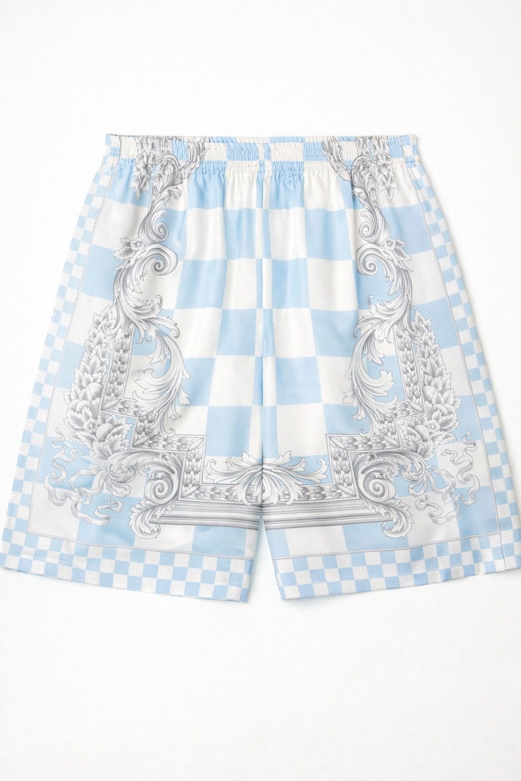 Versace Versace silk twill shorts baroque frame print size 58 Size US 42 / EU 58 - 1 Thumbnail