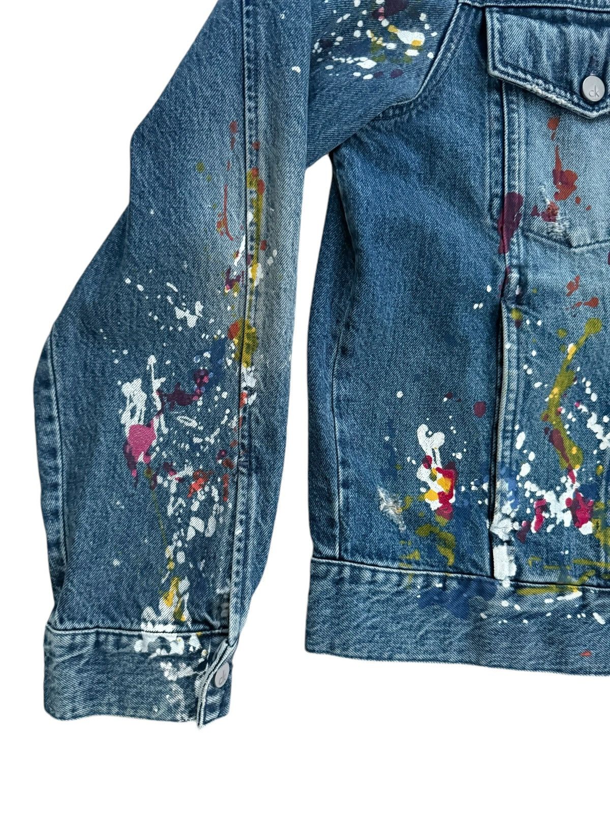 Calvin Klein Calvin Klein paint jacket Size US L / EU 52-54 / 3 - 3 Thumbnail