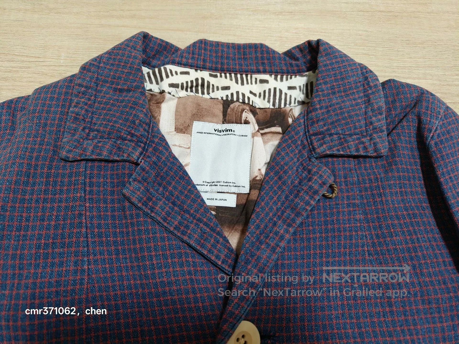 Visvim visvim 15ss Mies Coat Indigo Check. Size US S / EU 44-46 / 1 - 2 Thumbnail