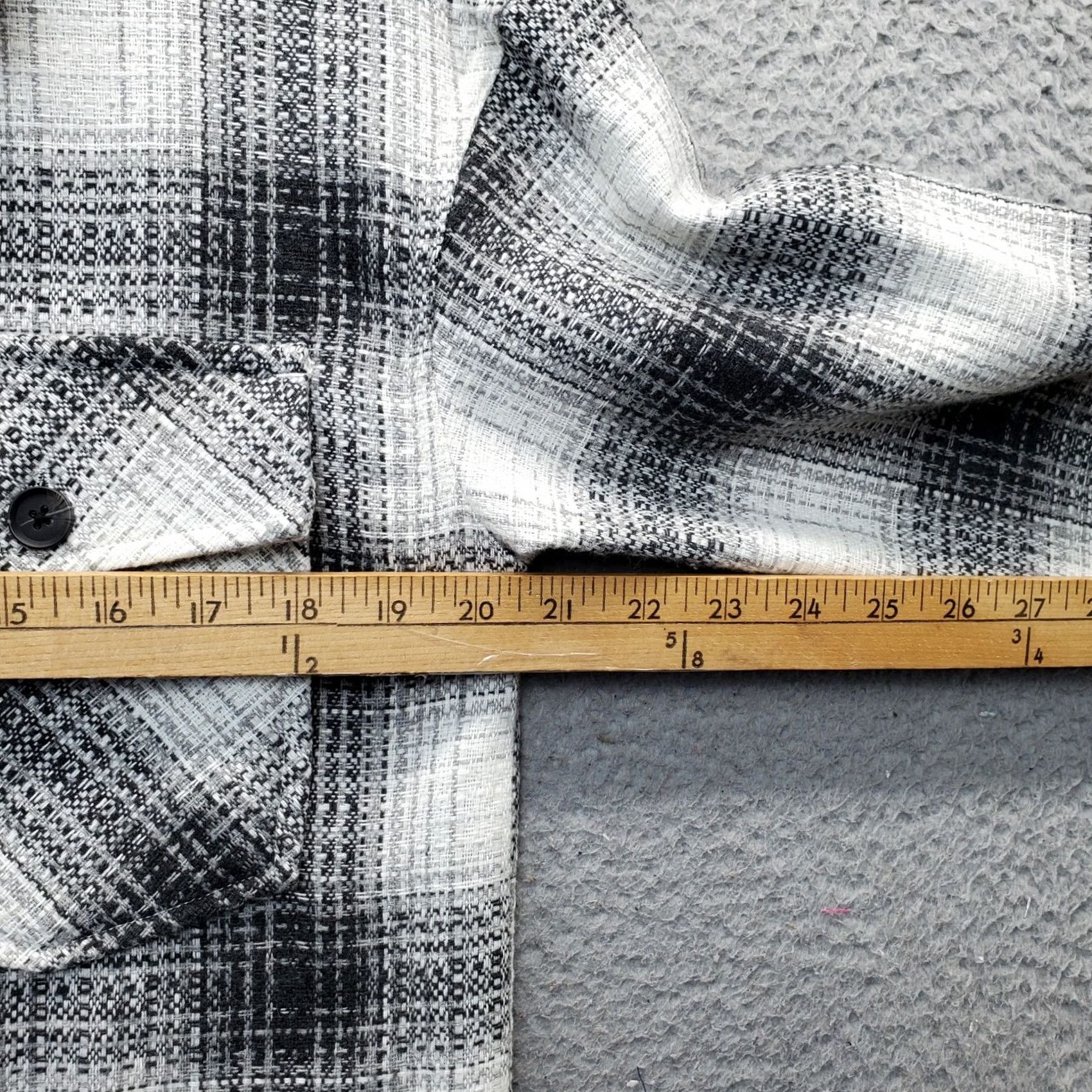 Vintage Boston Traders Shacket Womens Size S Multi Plaid Long Sleeve Chest Pocket Collared Jacket Size S / US 4 / IT 40 - 6 Thumbnail