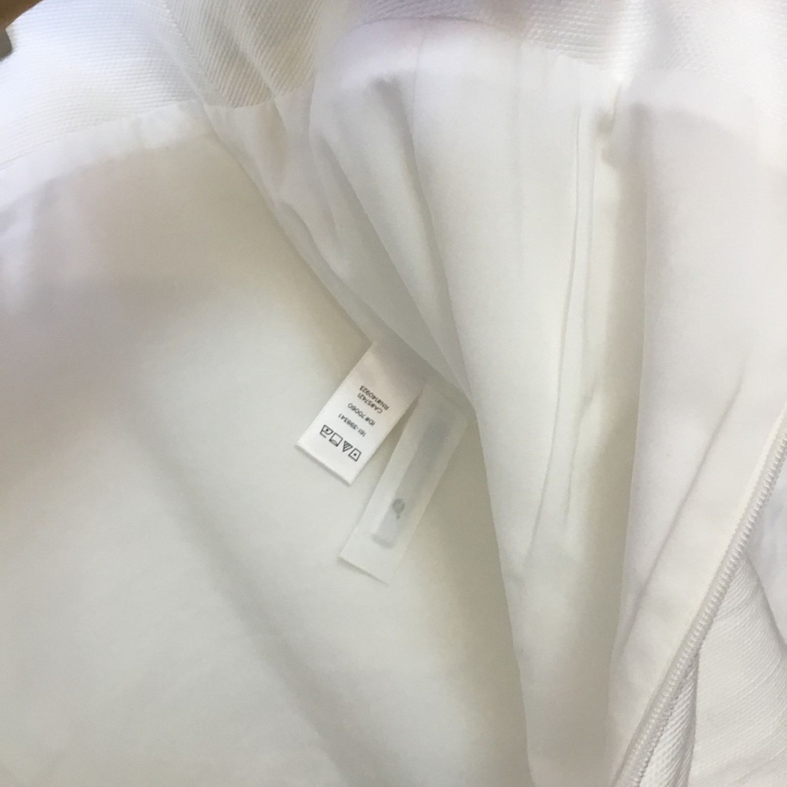Loft Loft White Button Detail Pencil Skirt Size 27" / US 4 / IT 40 - 10 Thumbnail
