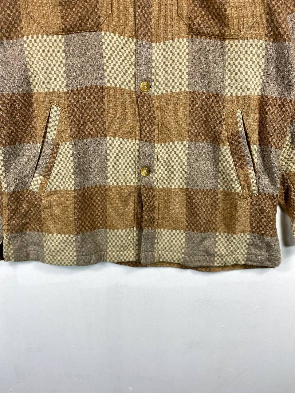 Japanese Brand japanese brand checkered flannel jacket Size US XL / EU 56 / 4 - 3 Thumbnail