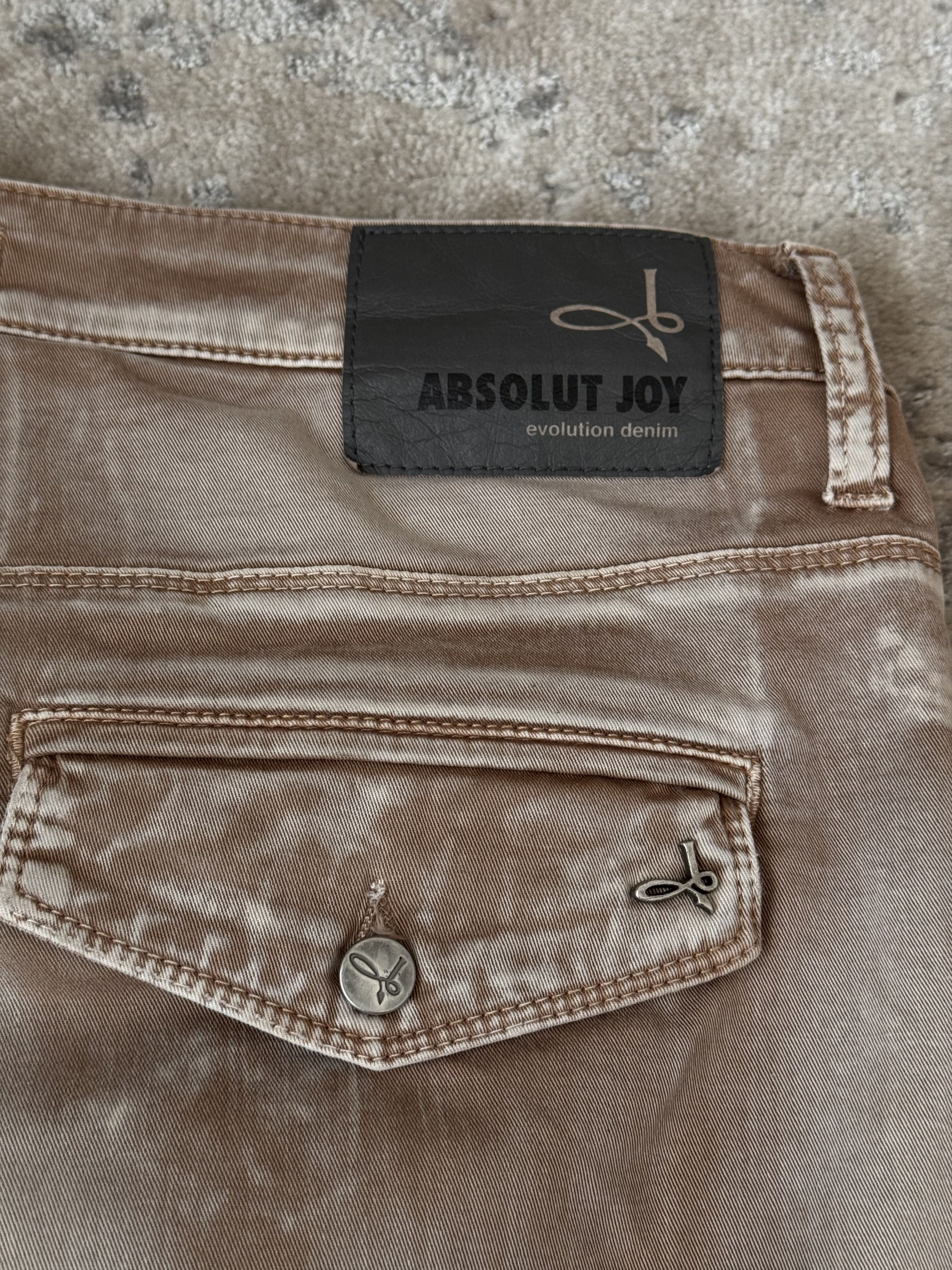 Absolut Joy Vintage Absolut Joy Rare Brown Luxury Italian Denim Jeans Size US 34 / EU 50 - 10 Thumbnail