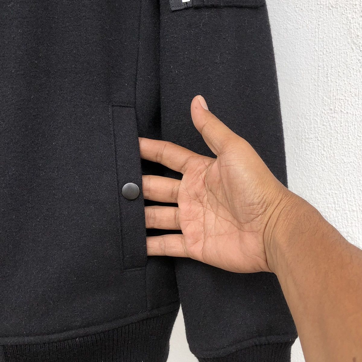 RAGEBLUE Rageblue Australian Merino Wool Ma-1 Blouson Bomber Jacket Size US L / EU 52-54 / 3 - 4 Thumbnail