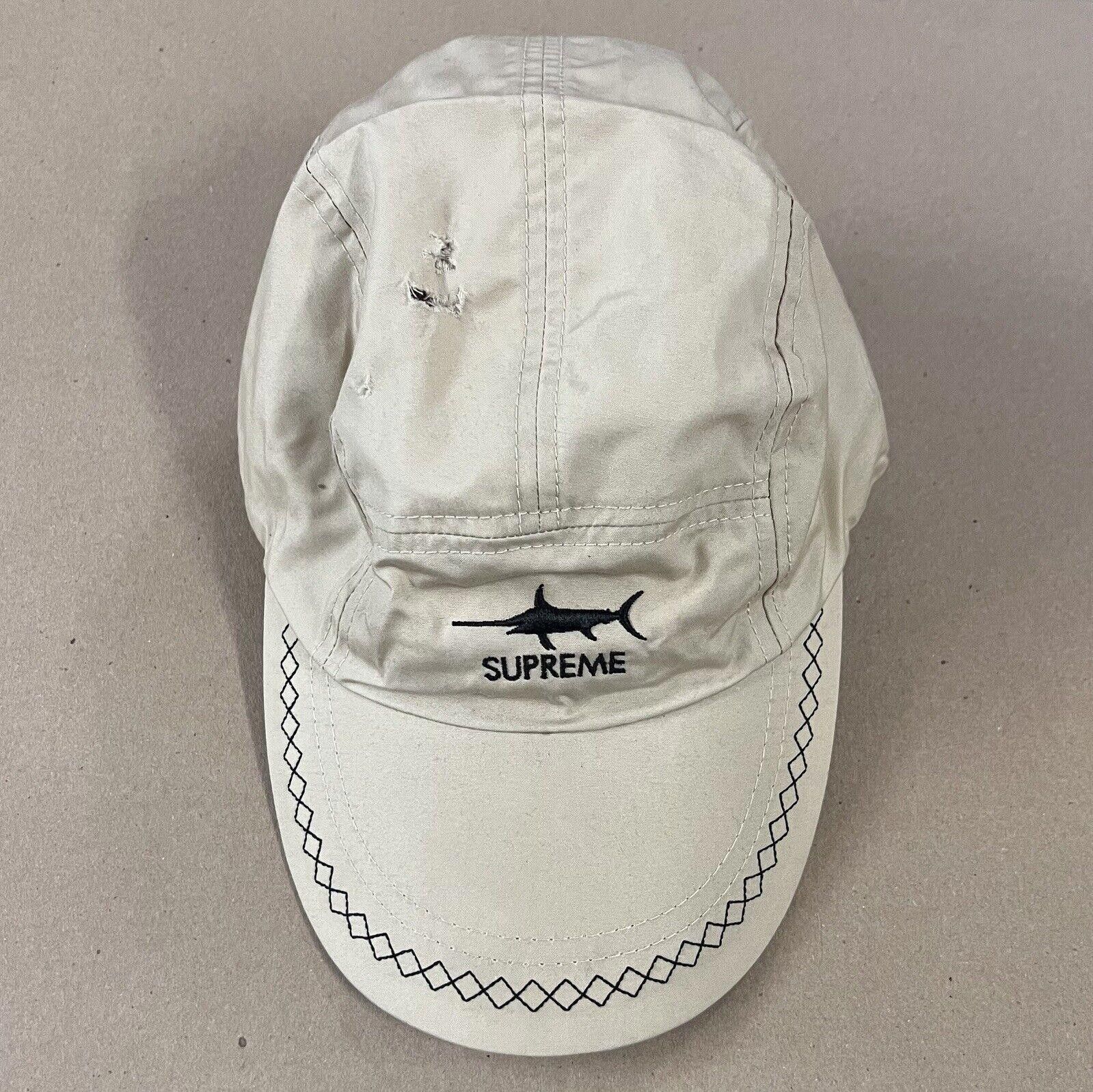 Supreme SS09 Supreme Long Bill 5 Panel Camp Cap Hat Beige 2009 Size ONE SIZE - 1 Thumbnail