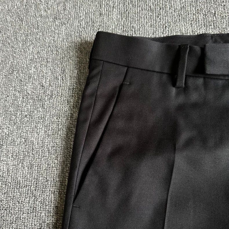 Dior Dior size 44 Black high-definition sheep wool trousers Size US 28 / EU 44 - 2 Thumbnail