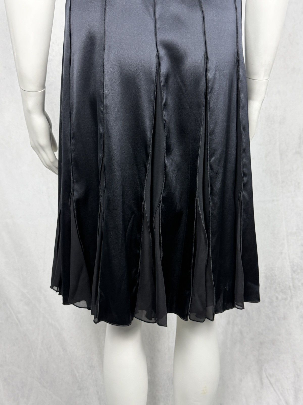 Roberto Cavalli S/S2004 Flared Paneled Silk Fluid Skirt