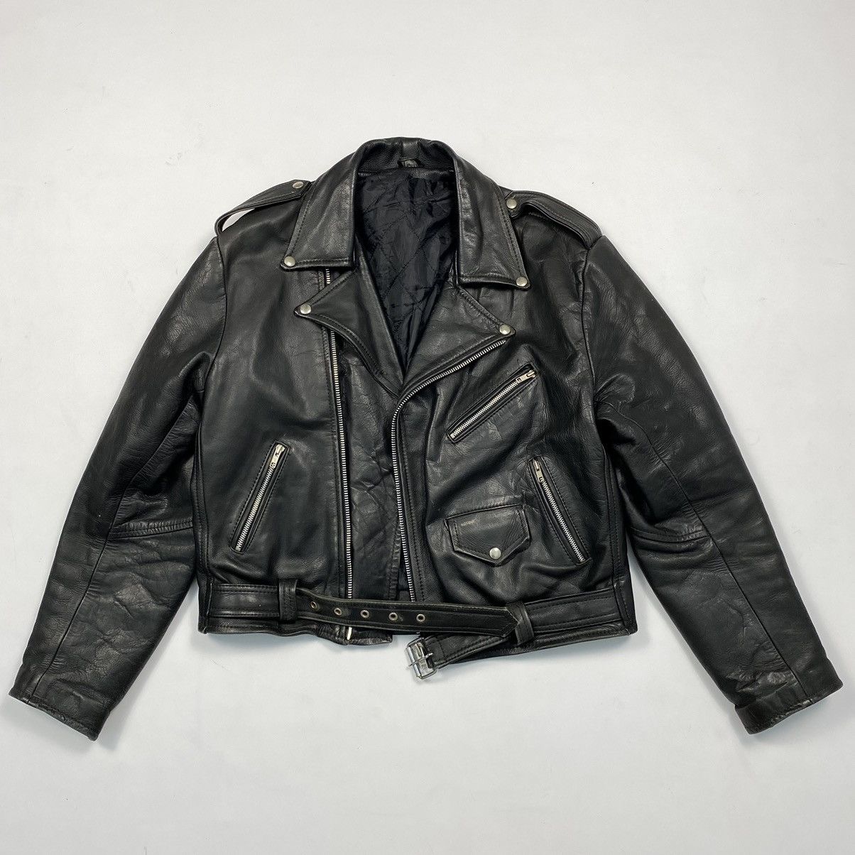 Japanese Brand Vintage avant garde designer biker cowboy leather jacke ...