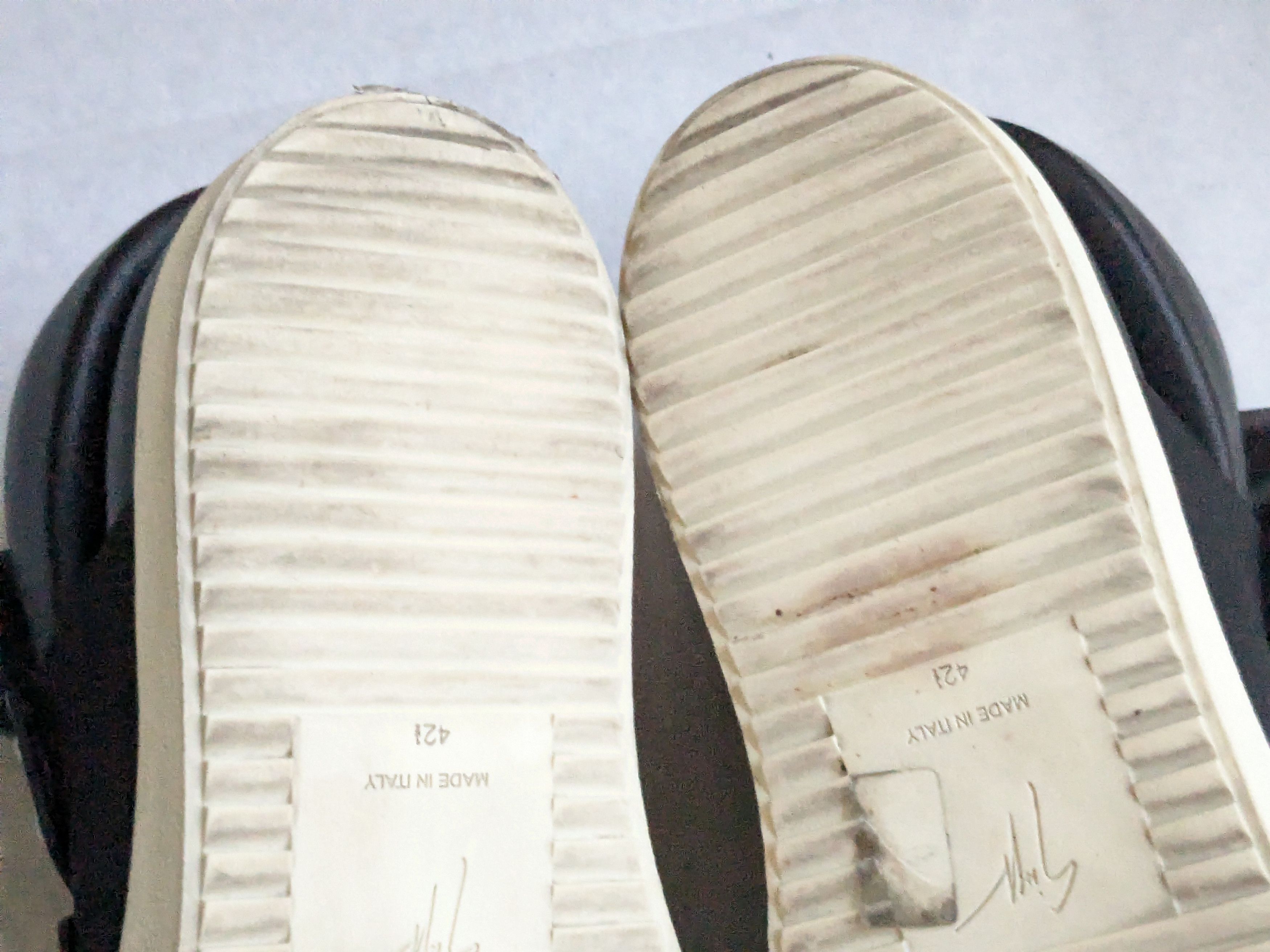 Giuseppe Zanotti Giuseppe Zanotti Sneakers 9.5 42.5 Black High Tops White Size US 9.5 / EU 42-43 - 15 Thumbnail