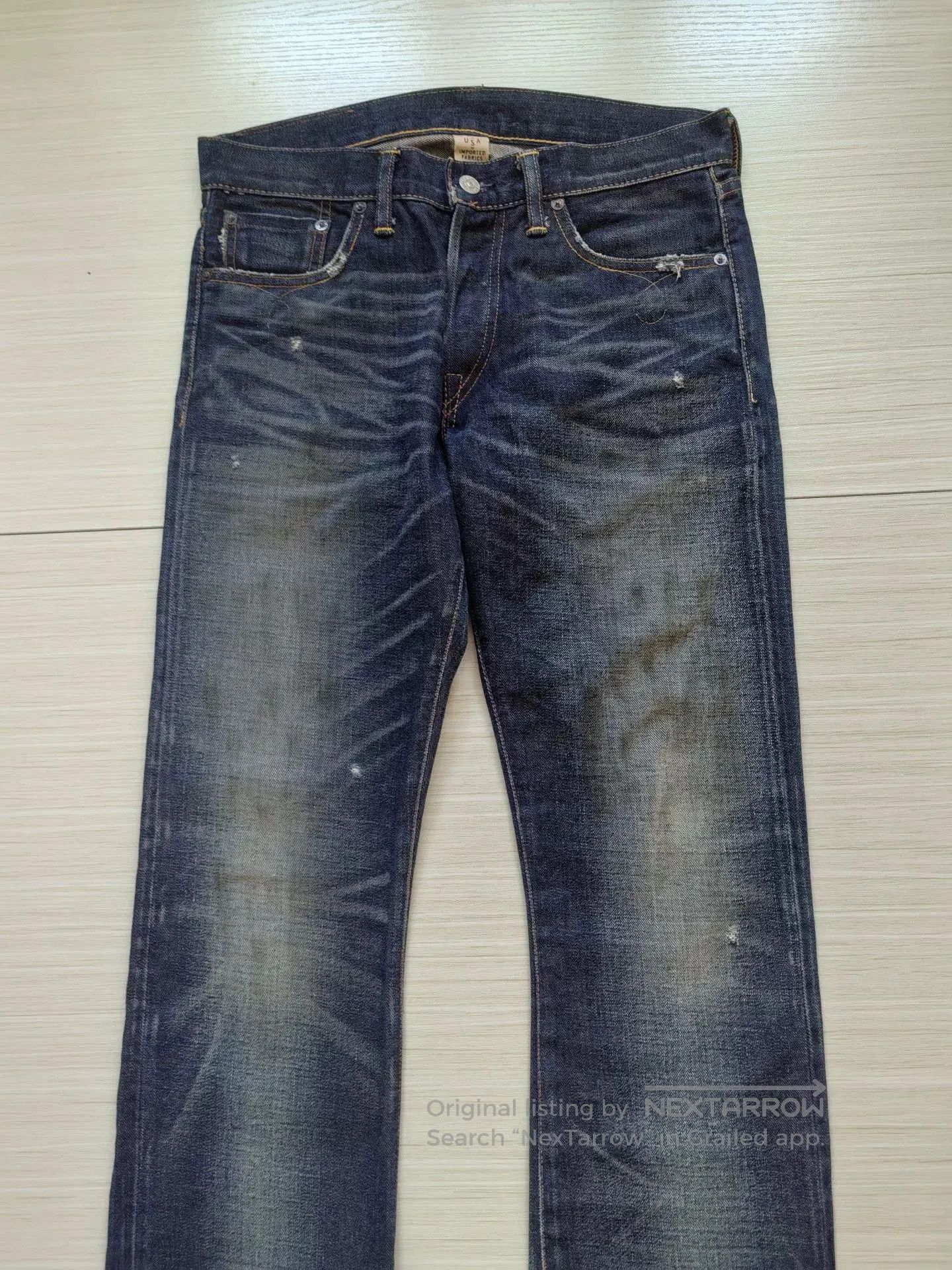 RRL Ralph Lauren Early RRL Slim Bootcut Jeans. Size US 30 / EU 46 - 3 Thumbnail