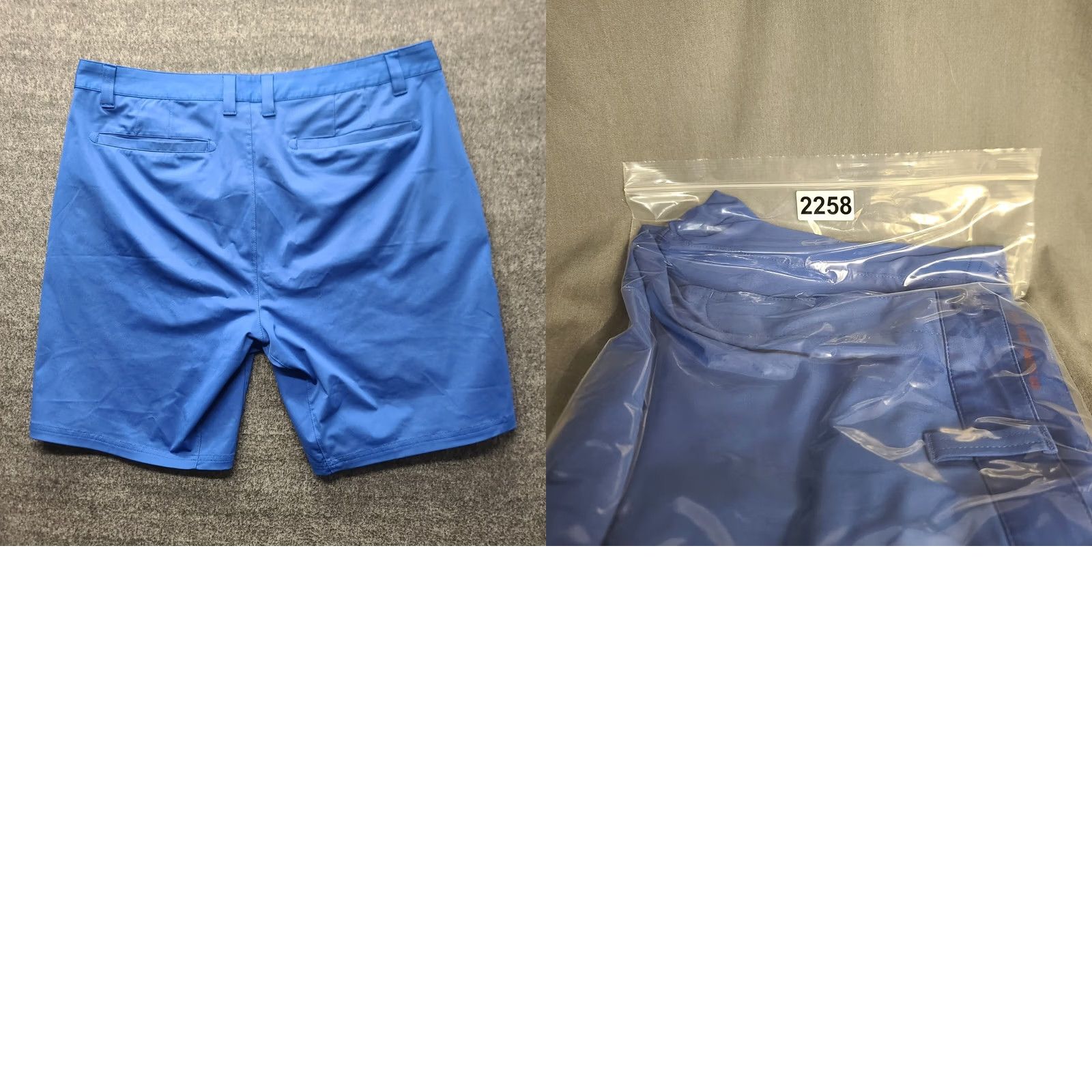 Rhone Rhone Mens 36 Regular Fit Commuter Shorts Nylon Polyester Spandex Blue Pockets 9in Inseam Chino Athletic Golf Activewear Size US 36 / EU 52 - 9 Thumbnail