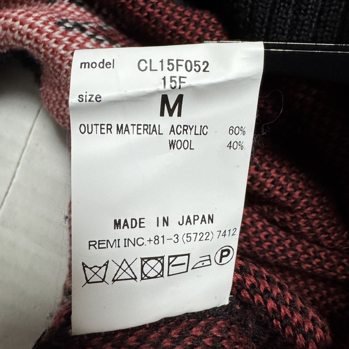 CAL O LINE CAL O LINE Japan Men's V-Neck Sweater In Navajo Stripe Size US M / EU 48-50 / 2 - 6 Thumbnail